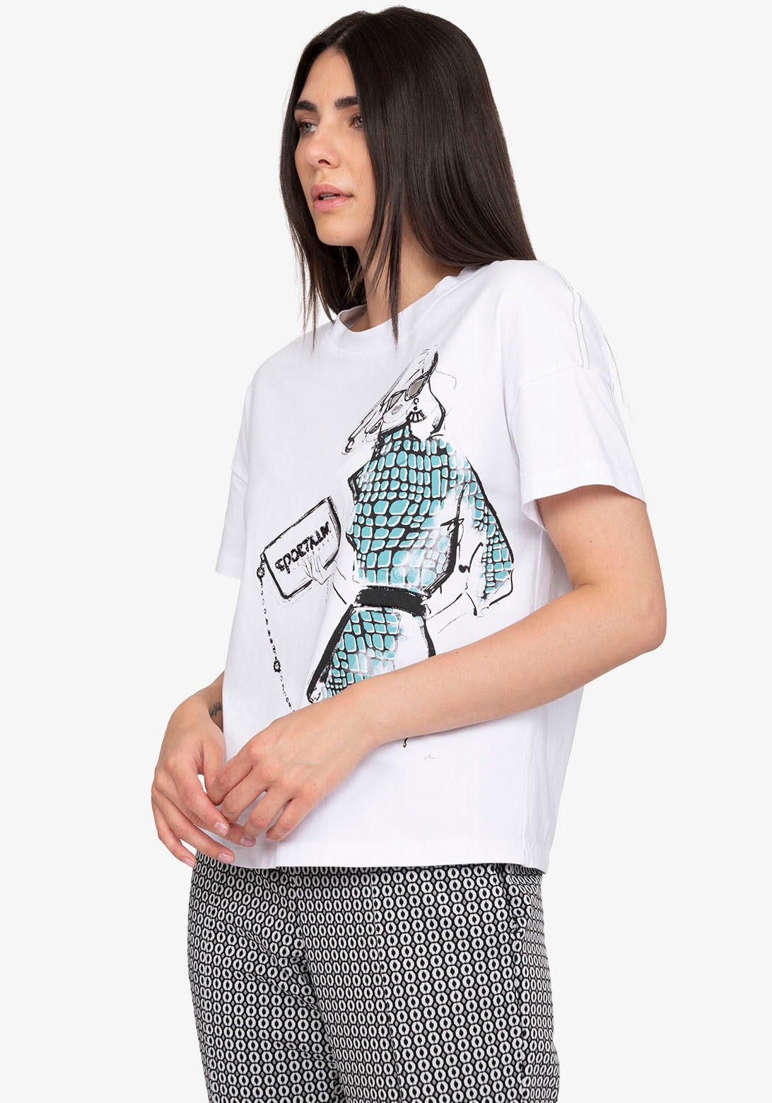 Sportalm Kitzbühel Rundhalsshirt, mit Frontprint