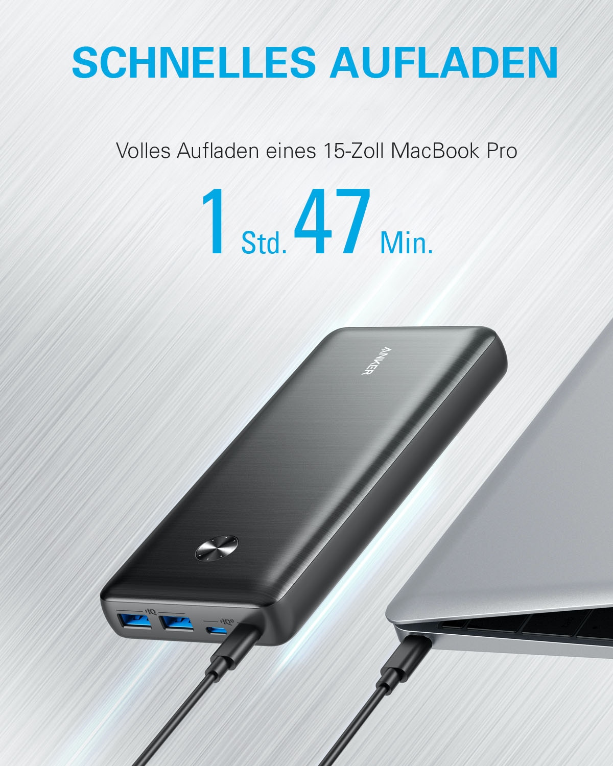 Anker Powerbank »PowerCore III Wireless Powerbank 10000 mAh«, 10000 mAh