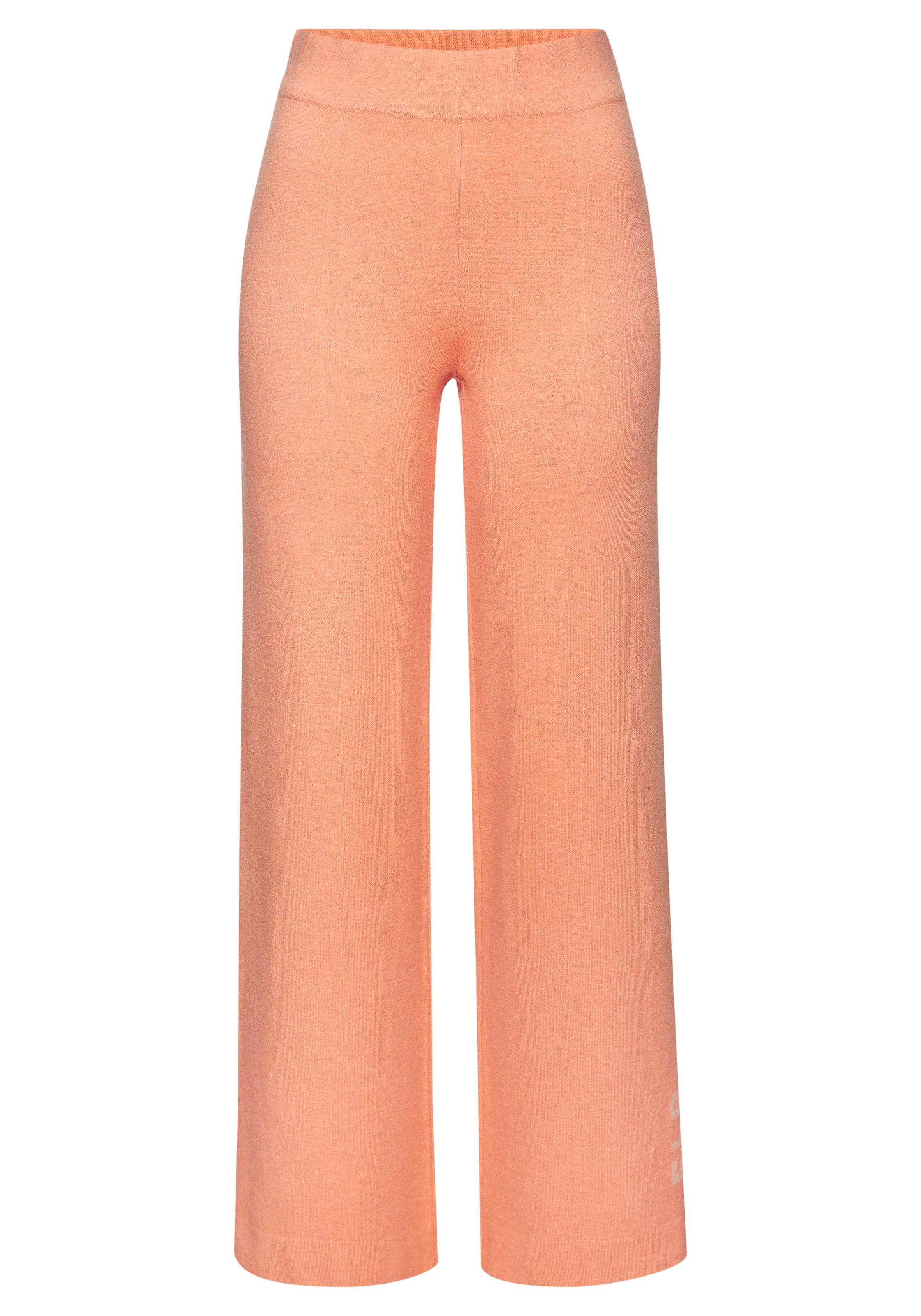 Elbsand Strickhose, mit weitem Bein und eingestricktem Logo