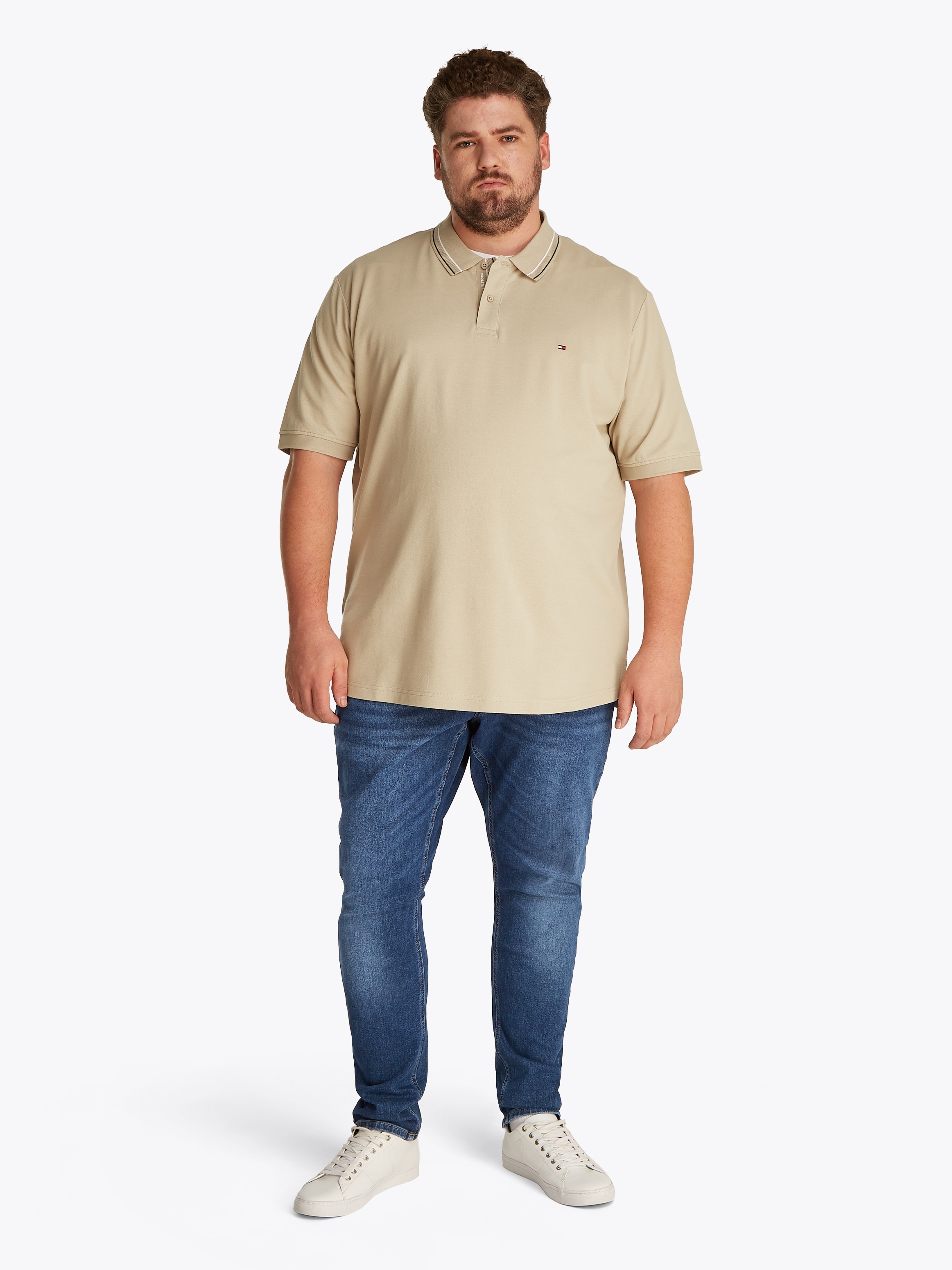 Tommy Hilfiger Big & Tall Poloshirt »BT-PLACKET INTEREST REG POLO-B«, Große Größen