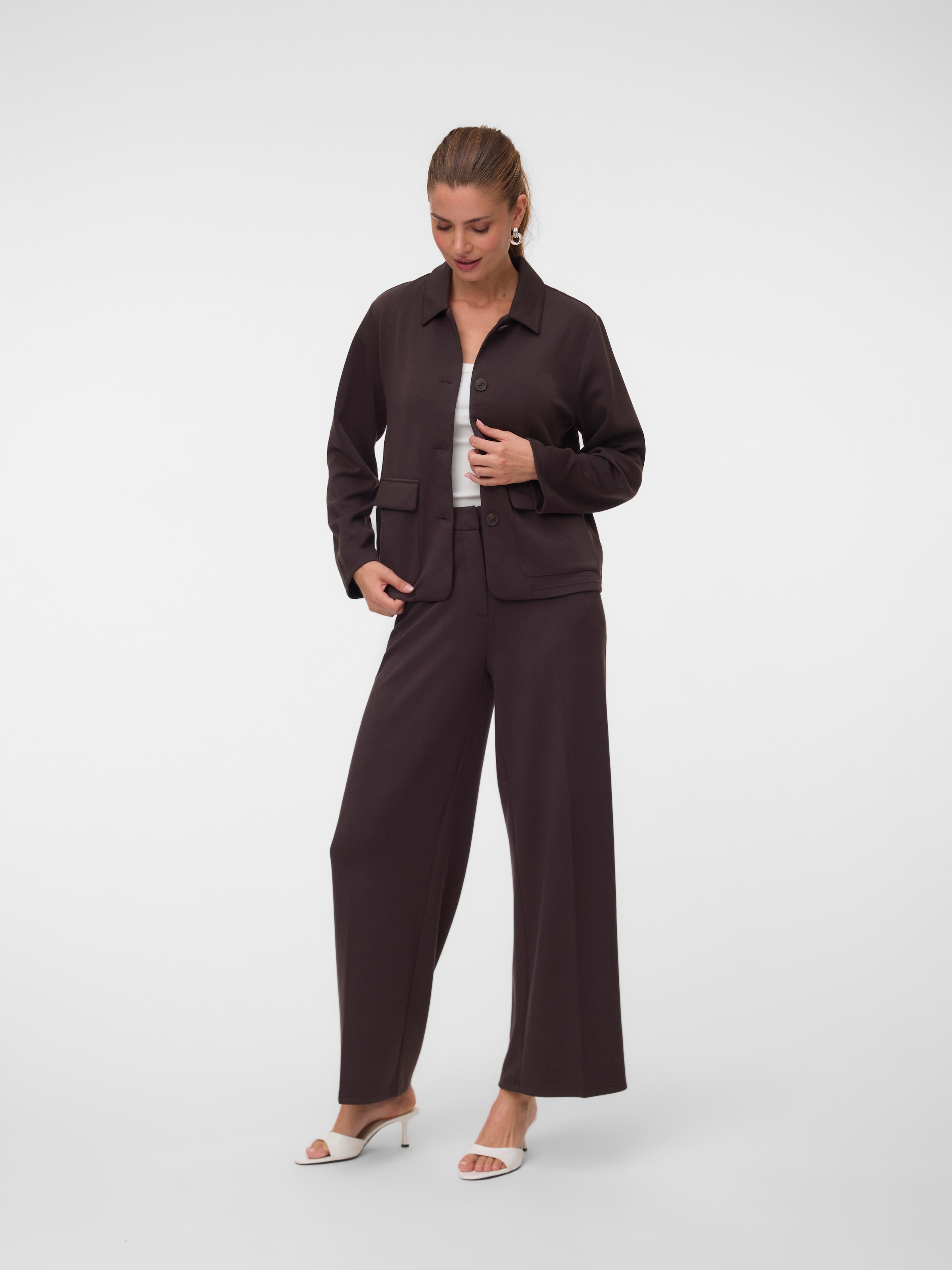 Vero Moda Jerseyblazer »VMBELLIS LS JACKET NOOS« Materialmix, mit Stretch