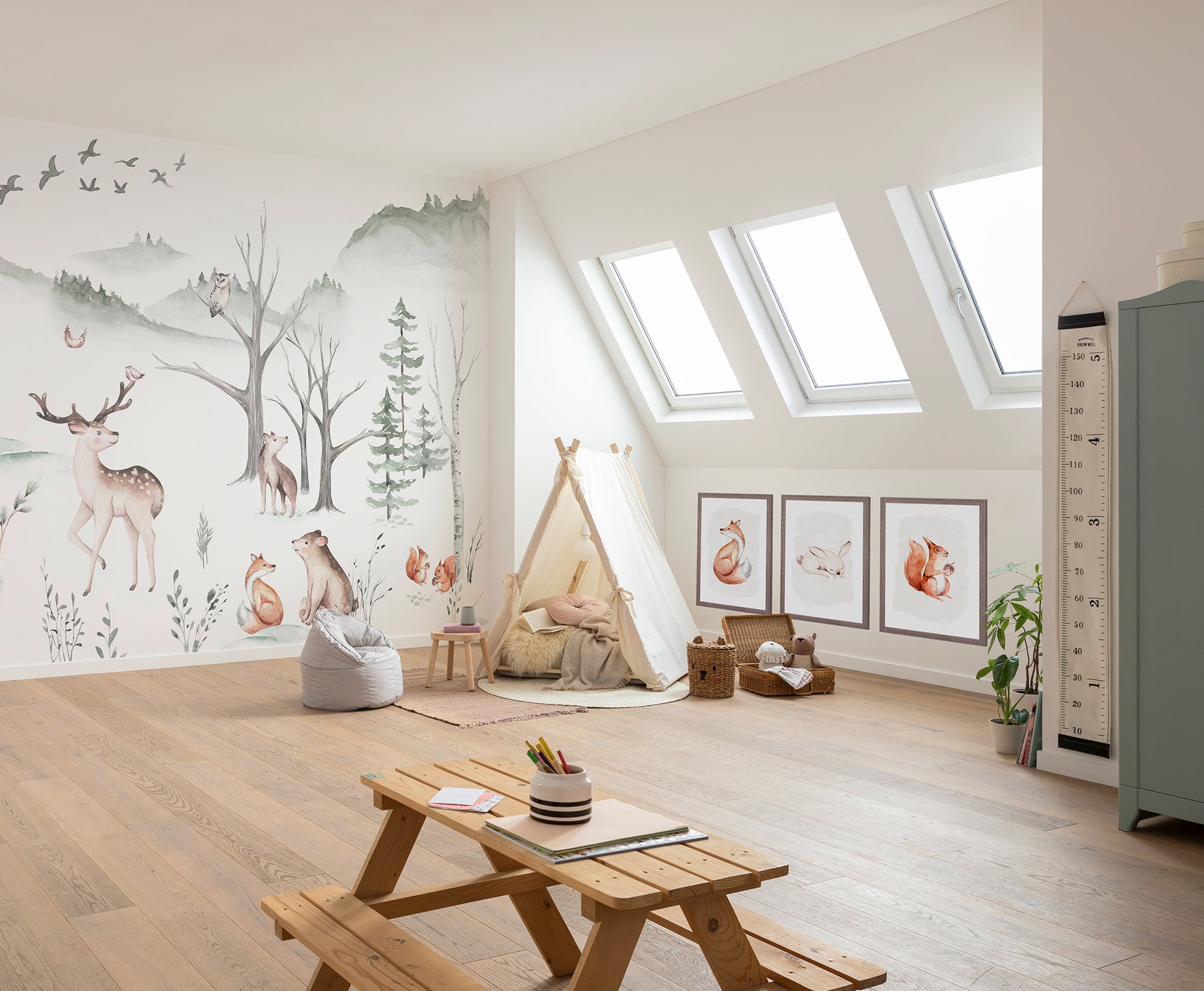 Komar Bild »Curious Fox«, Natur, (1 St.), Wandbild zur Dekoration - ohne Rahmen
