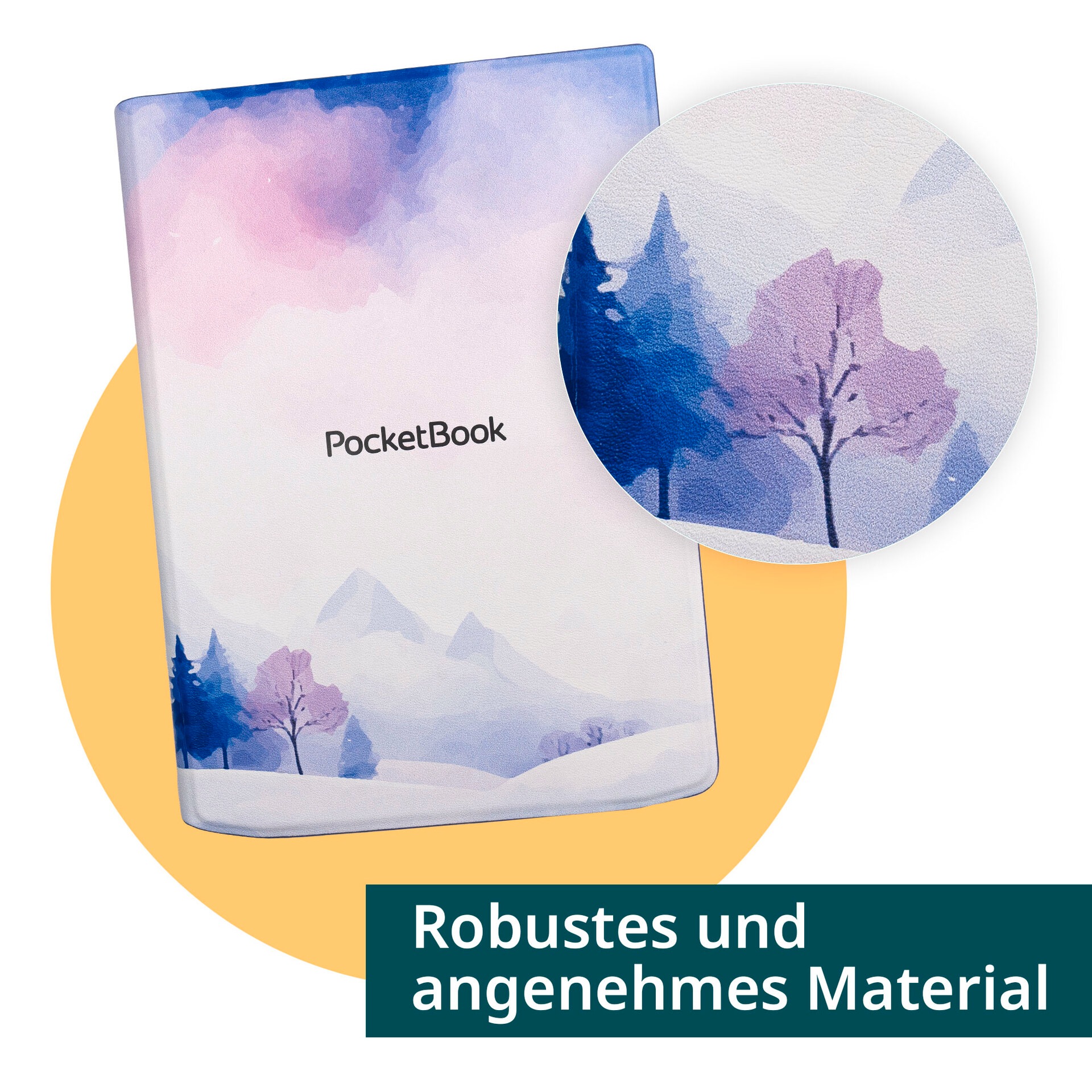 PocketBook E-Reader-Hülle »Flip Cover 7,8 für InkPad 4, InkPad Color 2 & InkPad Color 3« 19,8 cm (7,8 Zoll) Backcover, Schutzhülle, Book Cover, Case, Schutzcase, stoßfest