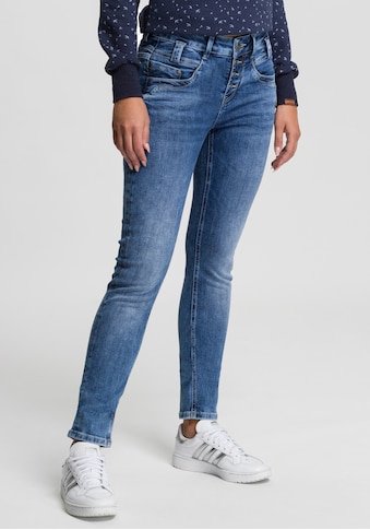 GANG Slim-fit-Jeans »CARLI«, mit offener Knopfleiste kaufen