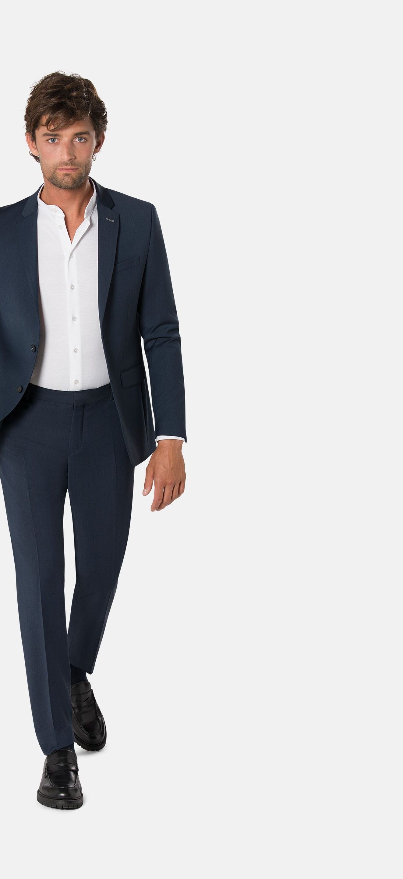 BENVENUTO. Anzug 3-teilig »Othello Iago« 3 tlg. slim fit im Super Slim Fit
