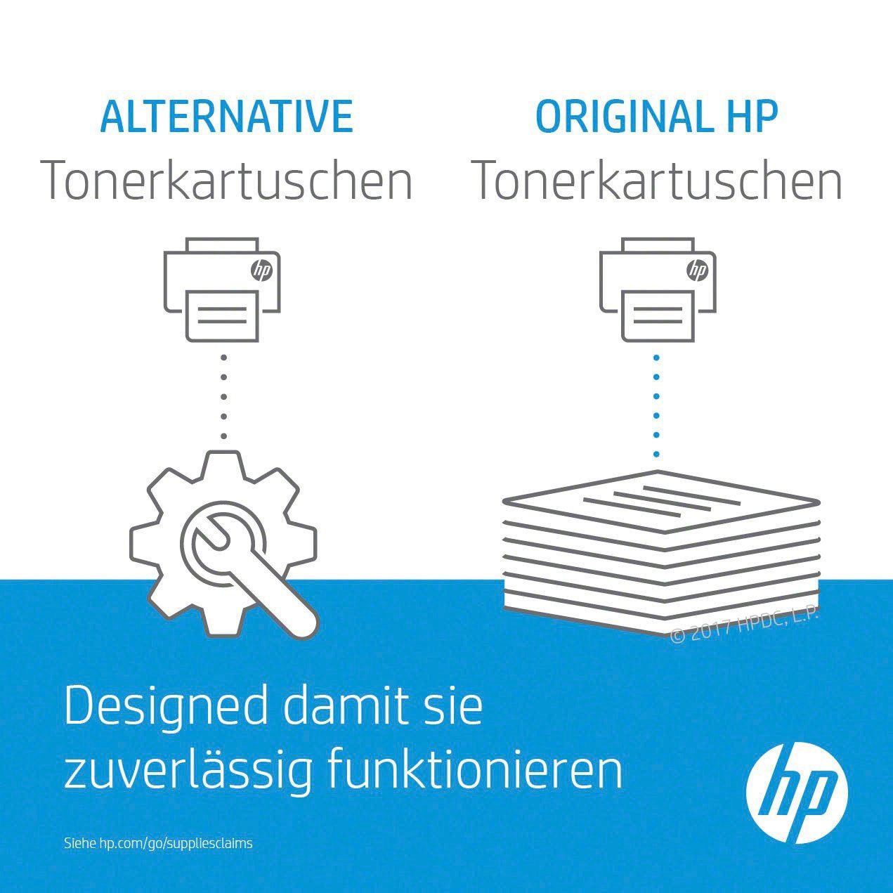 HP Tintenpatrone »117A«, (Packung, 1 St.), original Laser Drucker Tonerkartusche 117 gelb (yellow)
