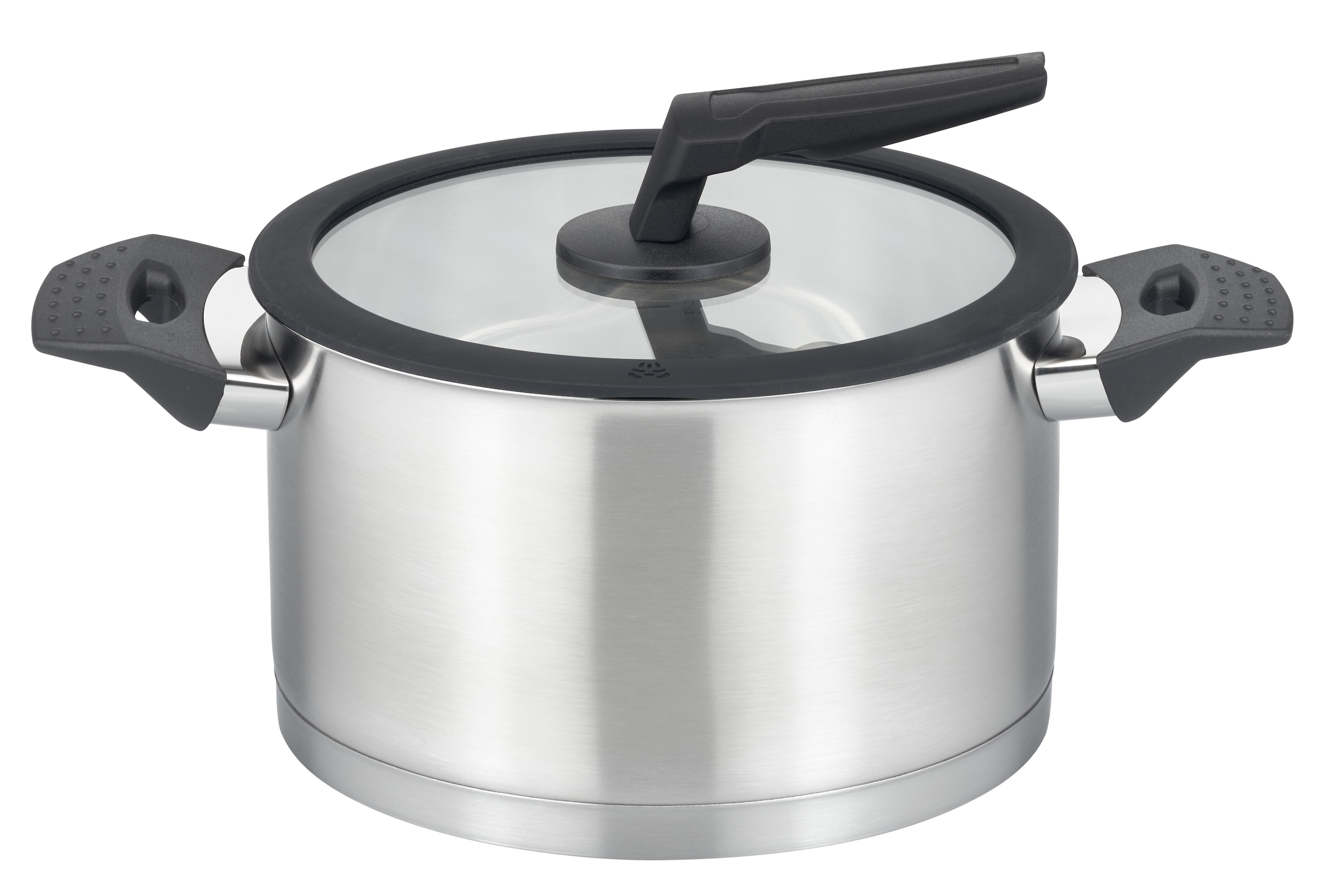 GSW Topf-Set »APART« Set, je 1 Fleischtopf 16/20/24 cm, 1 Stieltopf 16 cm, 9 Stk. tlg. Edelstahl 18/8