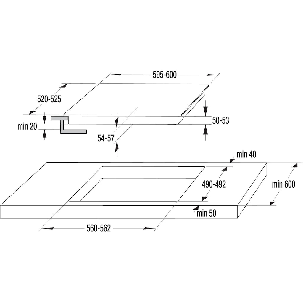 GORENJE Elektro-Kochfeld »ECT641BSC«, ECT641BSC