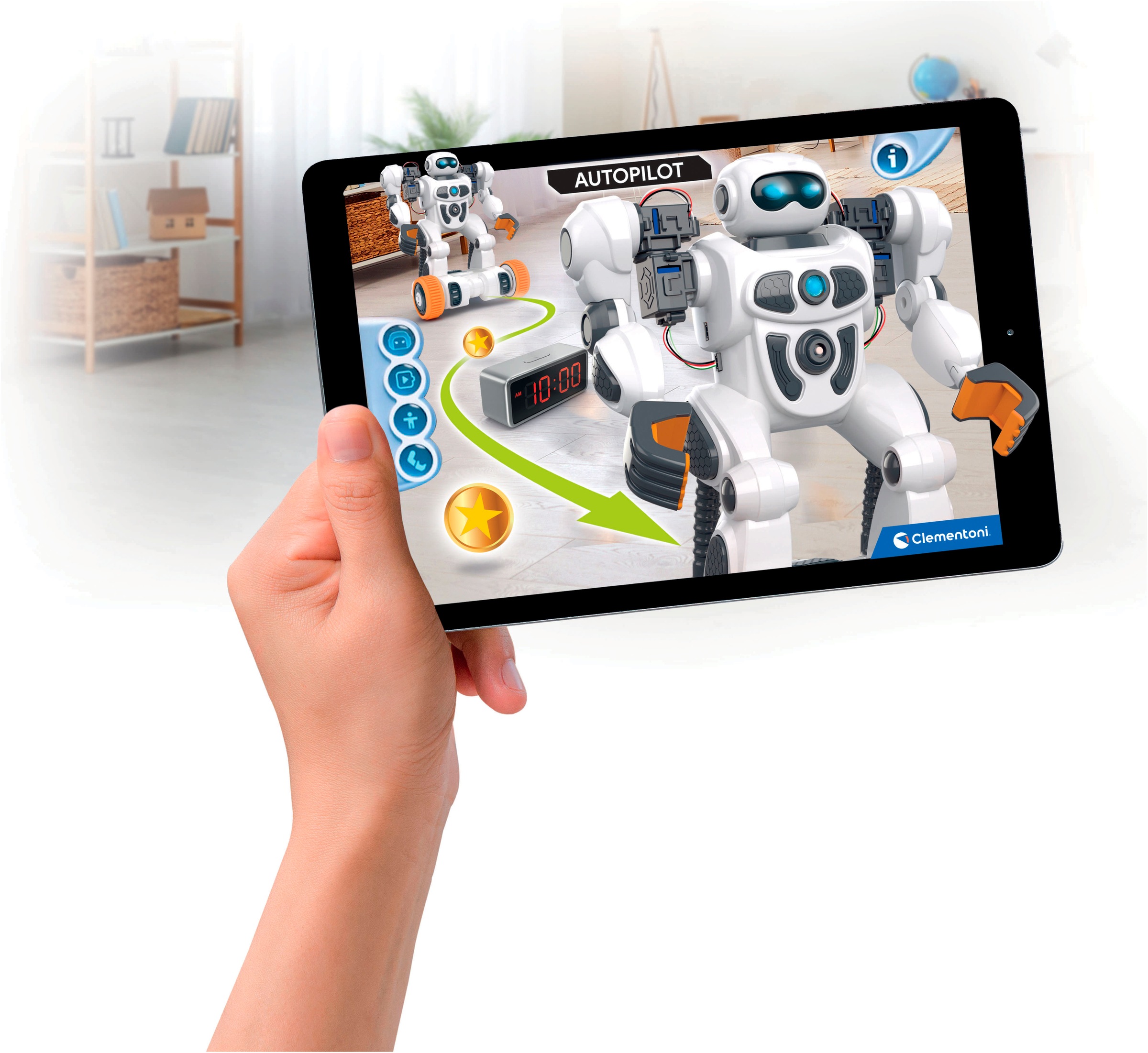 Clementoni® Roboter »Galileo Robotics, AIRO PRO - Artificial Intelligence Roboter« mit künstlicher Intelligenz