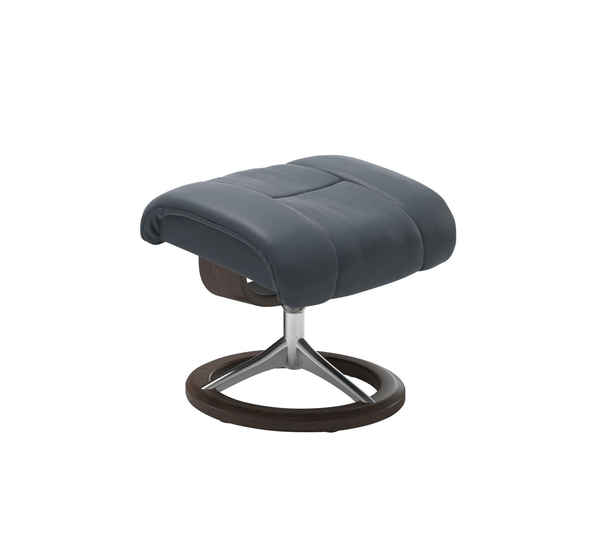 Stressless® Relaxsessel »Reno« Set, Relaxsessel mit Hocker,  mit Hocker, mit Signature Base, Größe S, M & L, Gestell Wenge