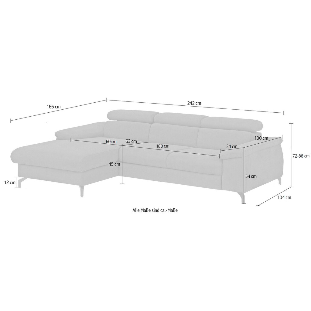 COTTA Ecksofa »Komaris«