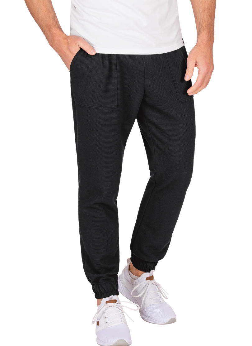 Jerseyhose »TRIGEMA Jogginghose mit aufgesetzten Taschen«, (1 tlg.)