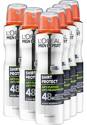 Deo-Spray »Deo Spray Shirt Control 48h«, (Packung, 6 tlg.)