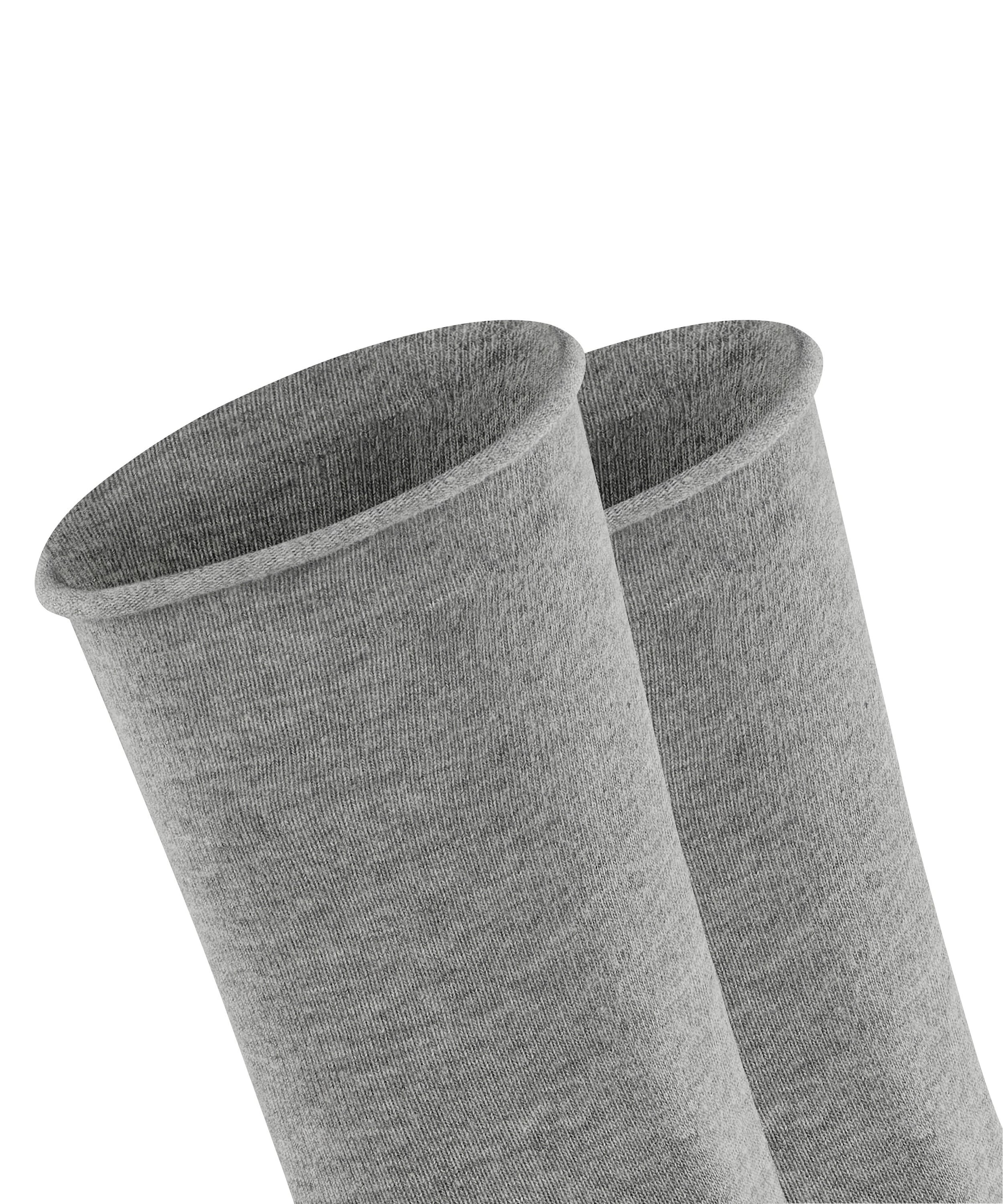 Esprit Socken »Basic Pure«, (2 Paar), Rollbündchen, Feinstrick, meliert