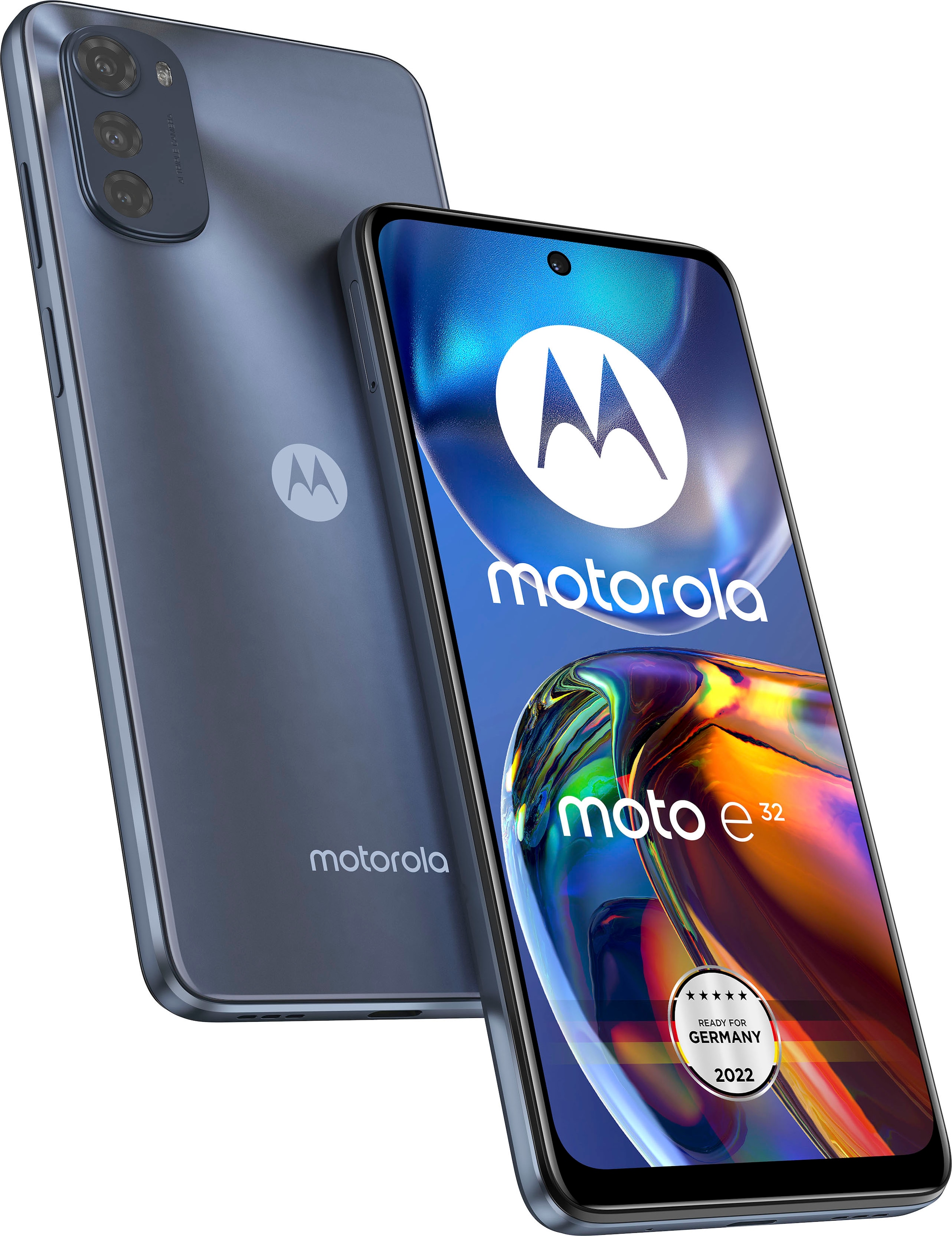 Motorola Smartphone »e32«, XXL ➥ MP Zoll, 64 Kamera Garantie GB 16 cm/6,5 Gravity Speicherplatz, | Jahre UNIVERSAL 16,51 Grey, 3