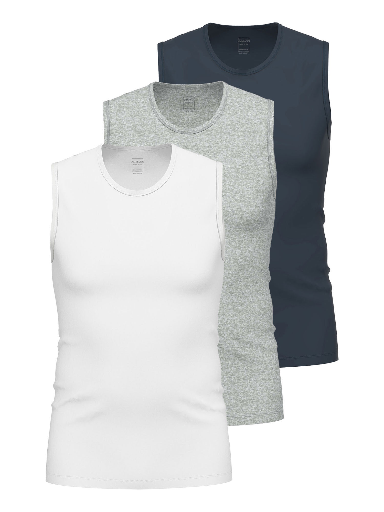 Ammann Achselhemd »3er Pack Tank Top Day Modern / Close to you« 3 Stück, 3 Stk.
