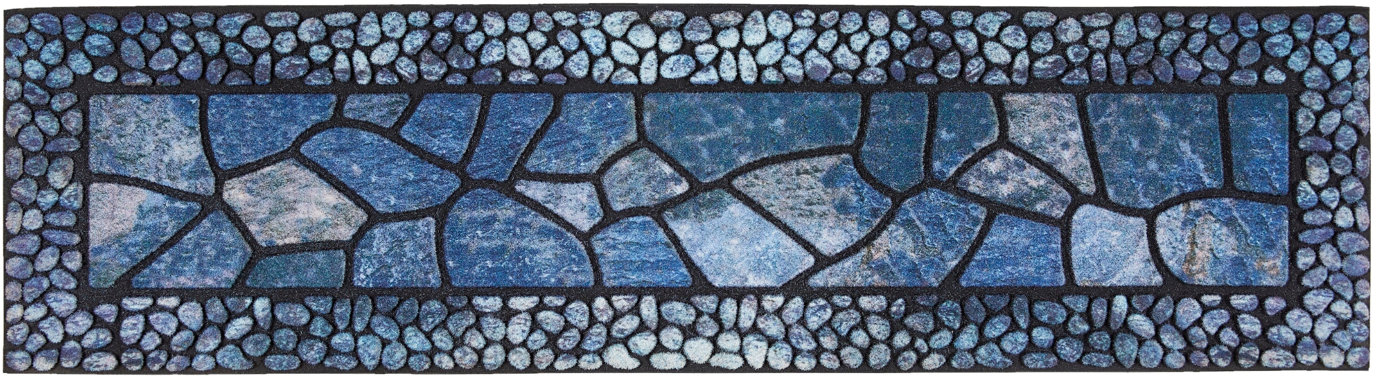 Andiamo Stufenmatte "Outdoor, 2er Set" rechteckig 6 mm Höhe Outdoor-Stufenmatten, Stein Motiv, Gartenbereich, Außenbereich