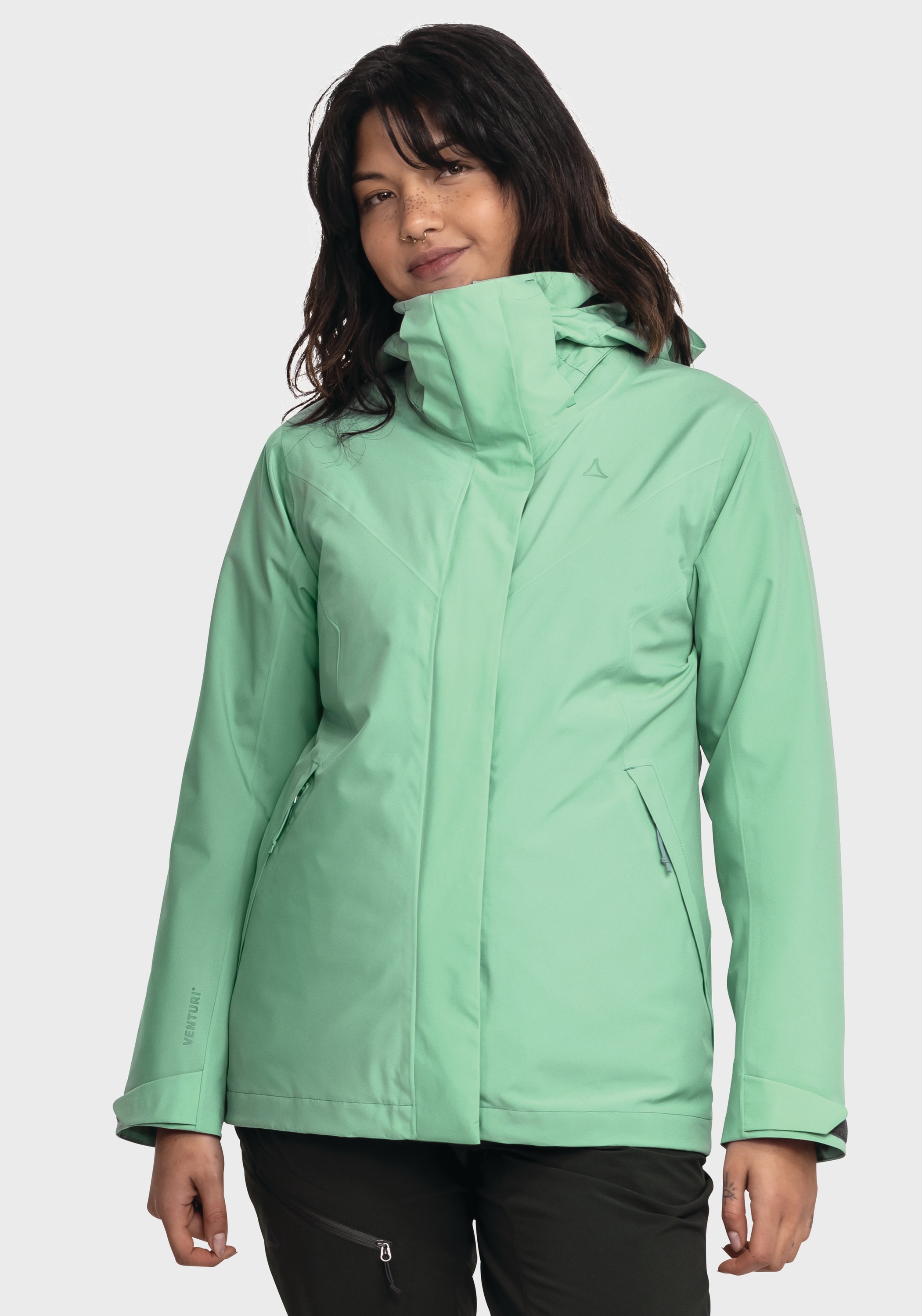 Schöffel Doppeljacke »Hiking 3in1 Jacket Style Tamina WMS«, mit Kapuze