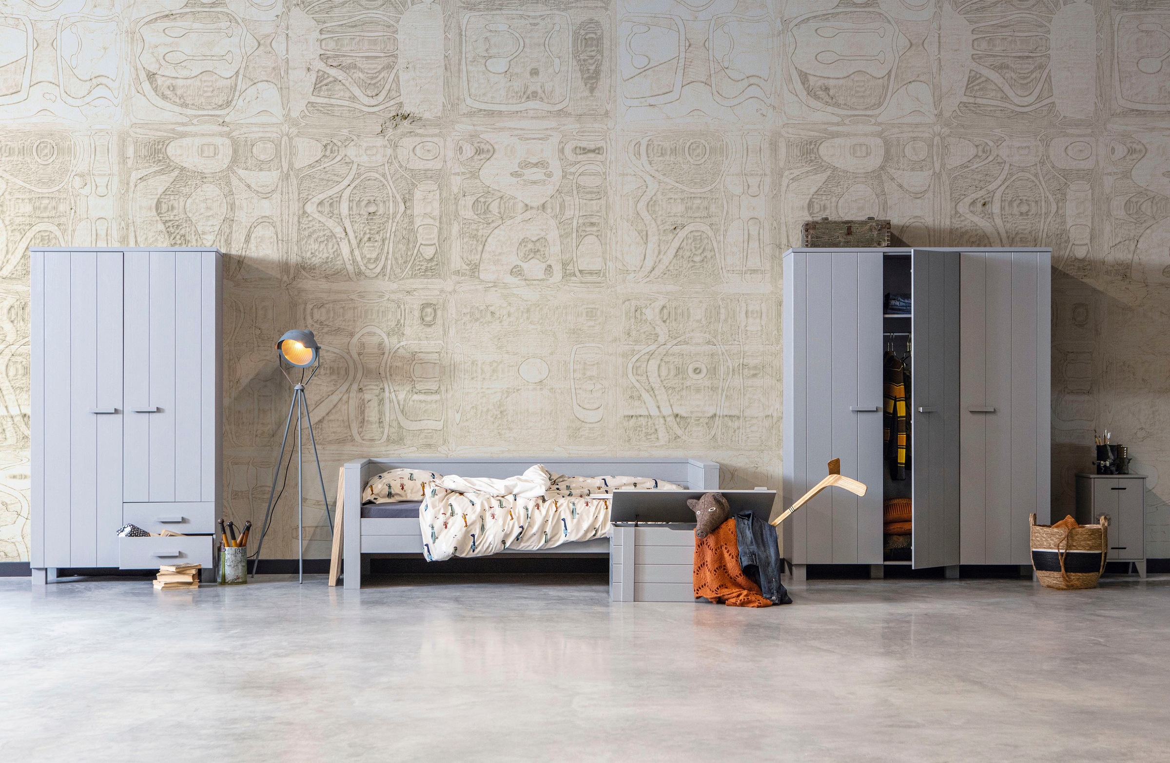 WOOOD Garderobenschrank »Dennis«, mit Kleiderstange, viel Stauraum, B 111 cm x H 202 cm