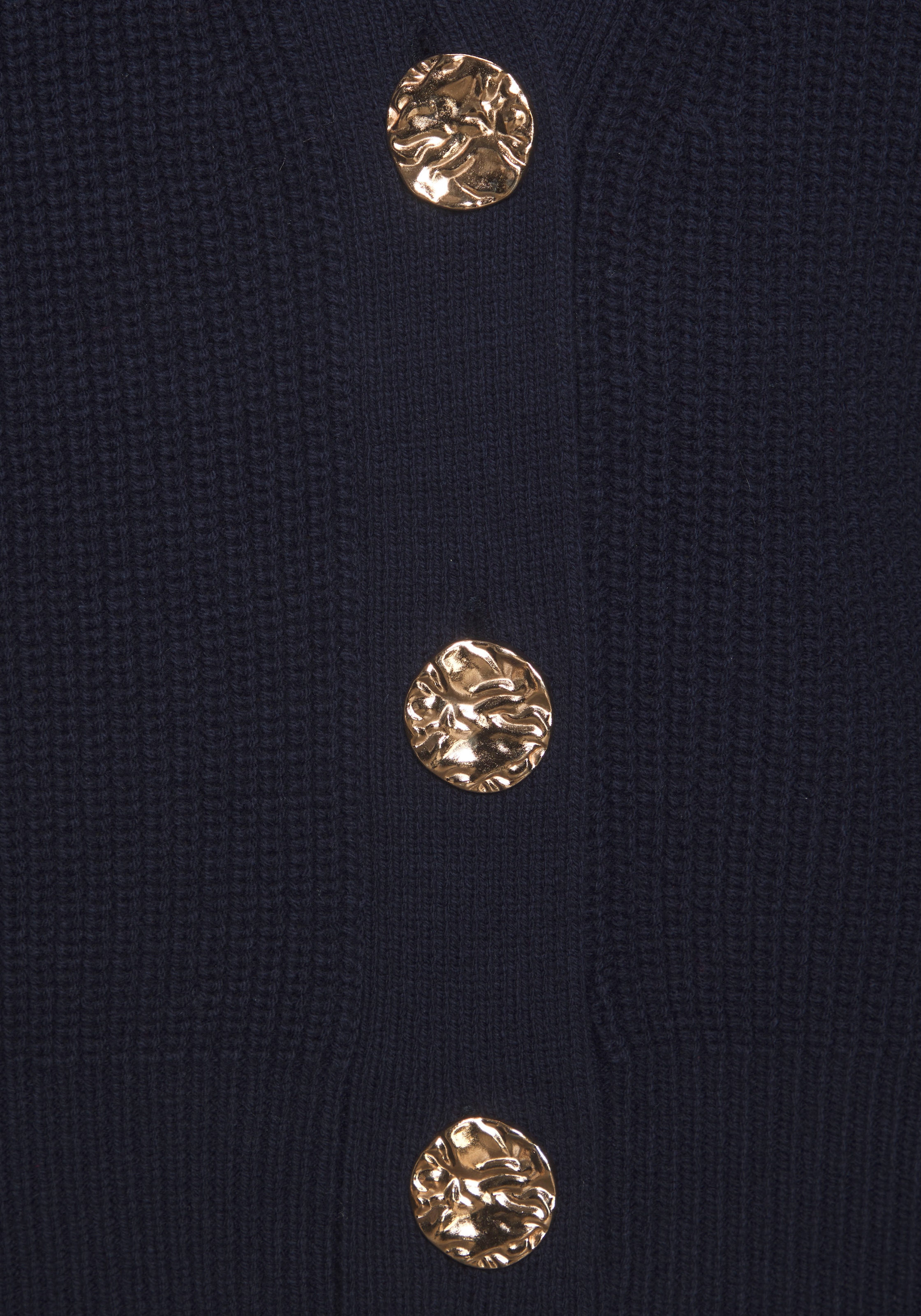 LASCANA Strickweste, mit goldenen Knöpfen, Pullunder, modisch