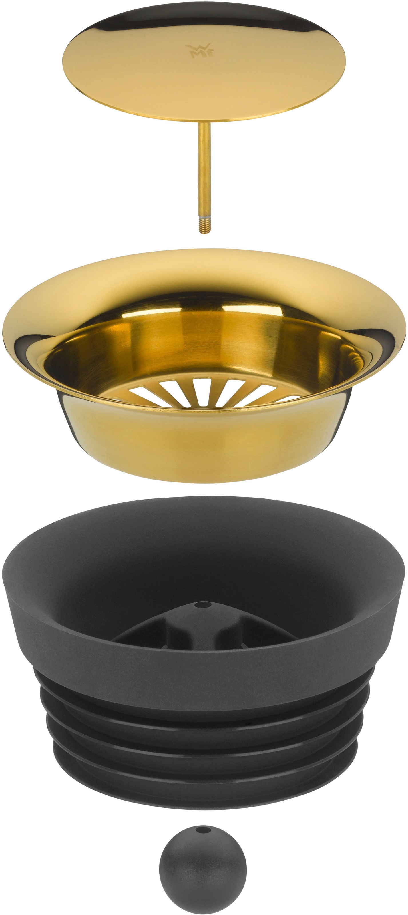 WMF Wasserkaraffe »Basic«, 1 Liter, Glaskaraffe, integriertes Sieb, tropffrei