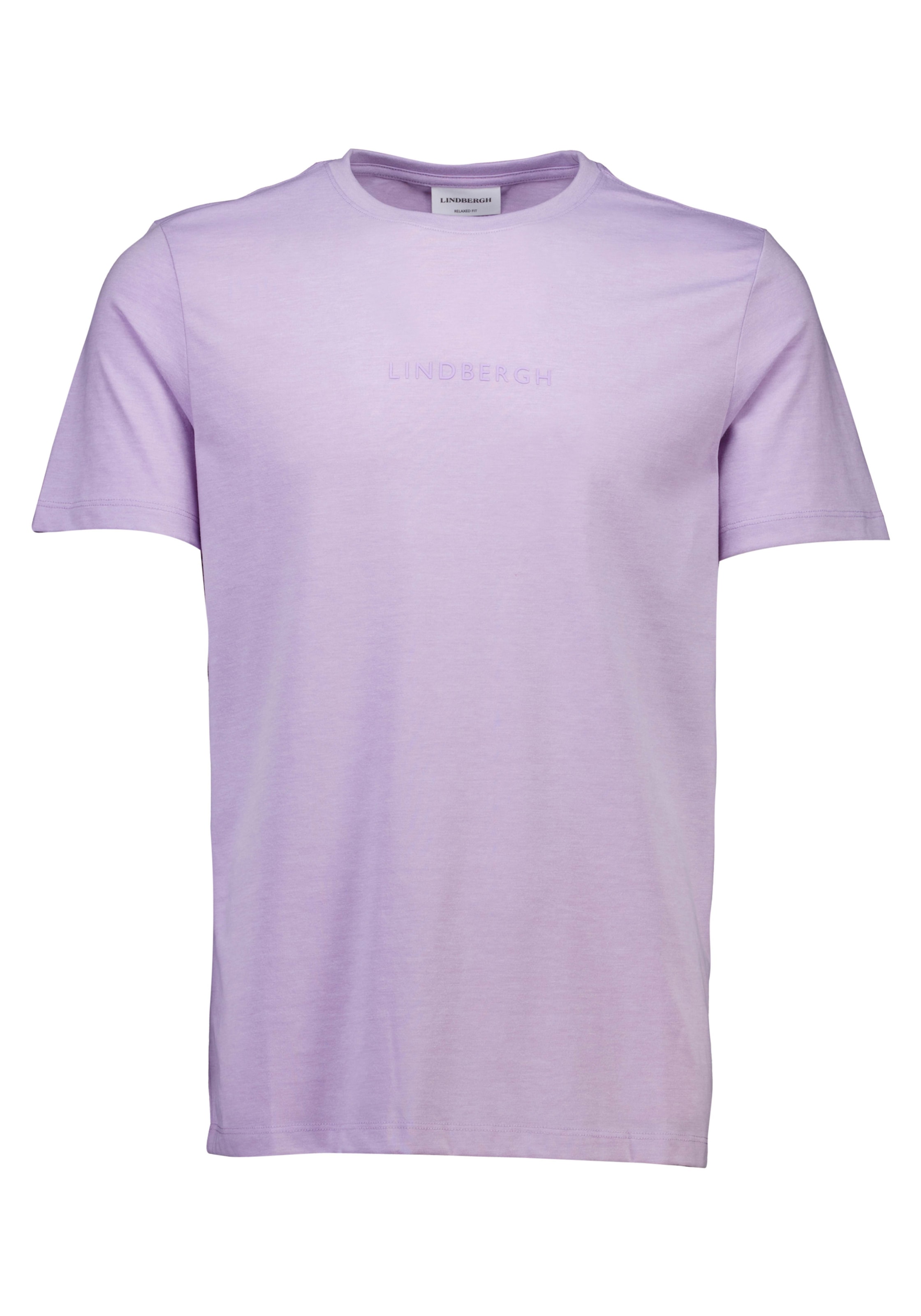 LINDBERGH Kurzarmshirt Sommershirt mit LINDBERGH-Print
