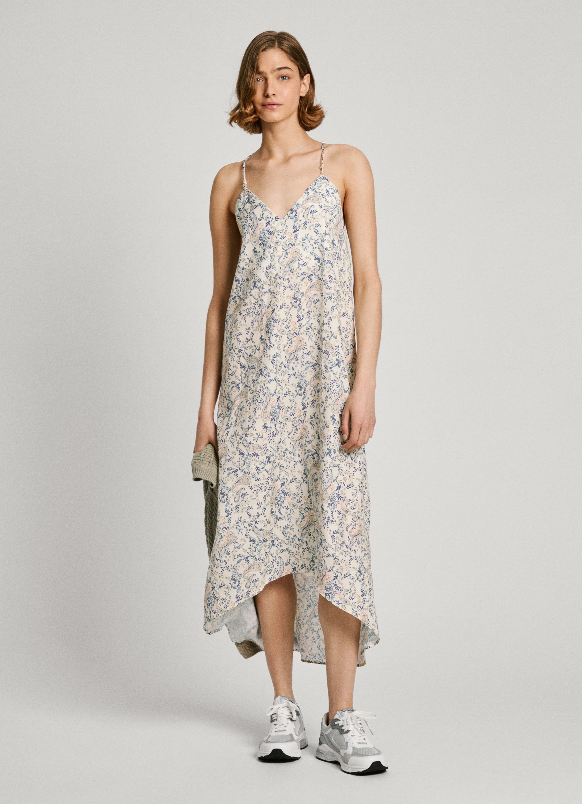 Pepe Jeans Spaghettikleid »MOLLY«, mit Paisley-Print