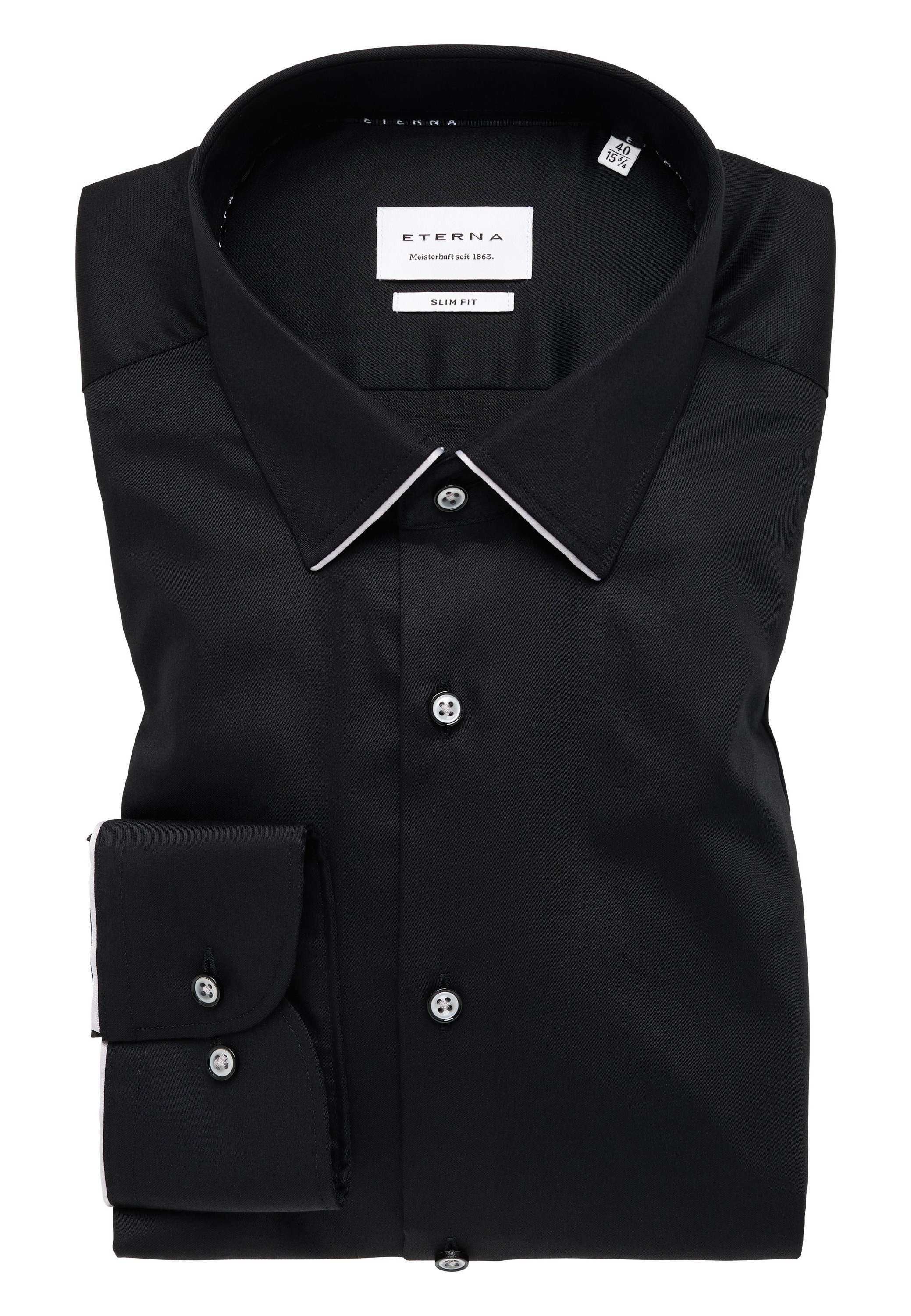 Eterna Langarmhemd »SLIM FIT« NON IRON (bügelfrei)