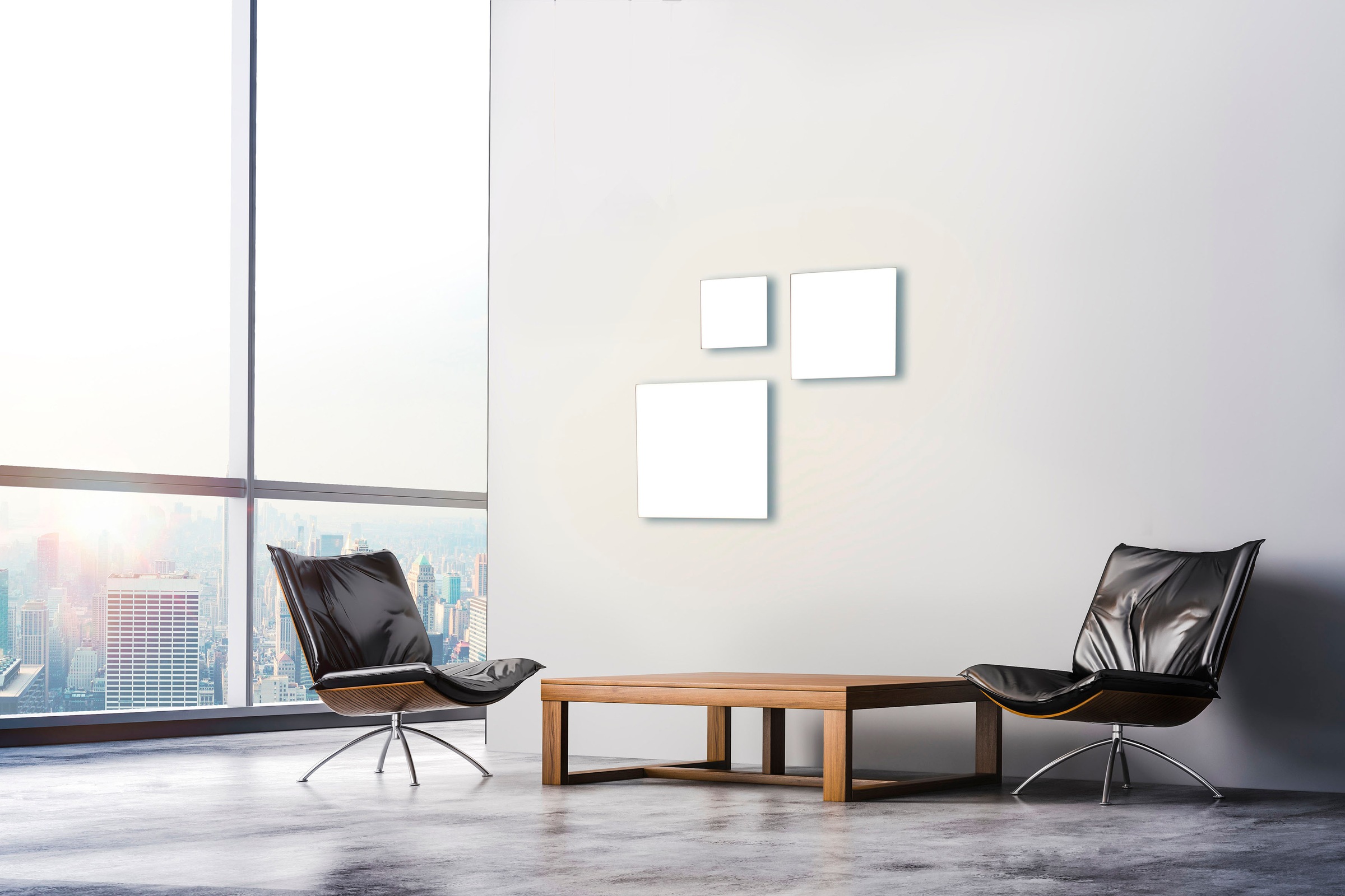JUST LIGHT LED Deckenleuchte »CANVAS«, 1 flammig, Leuchtmittel LED-Board | LED wechselbar, dimmbar über IR-Fernbed.; CCT-Farbtemperaturwechsel; Memoryfunktion