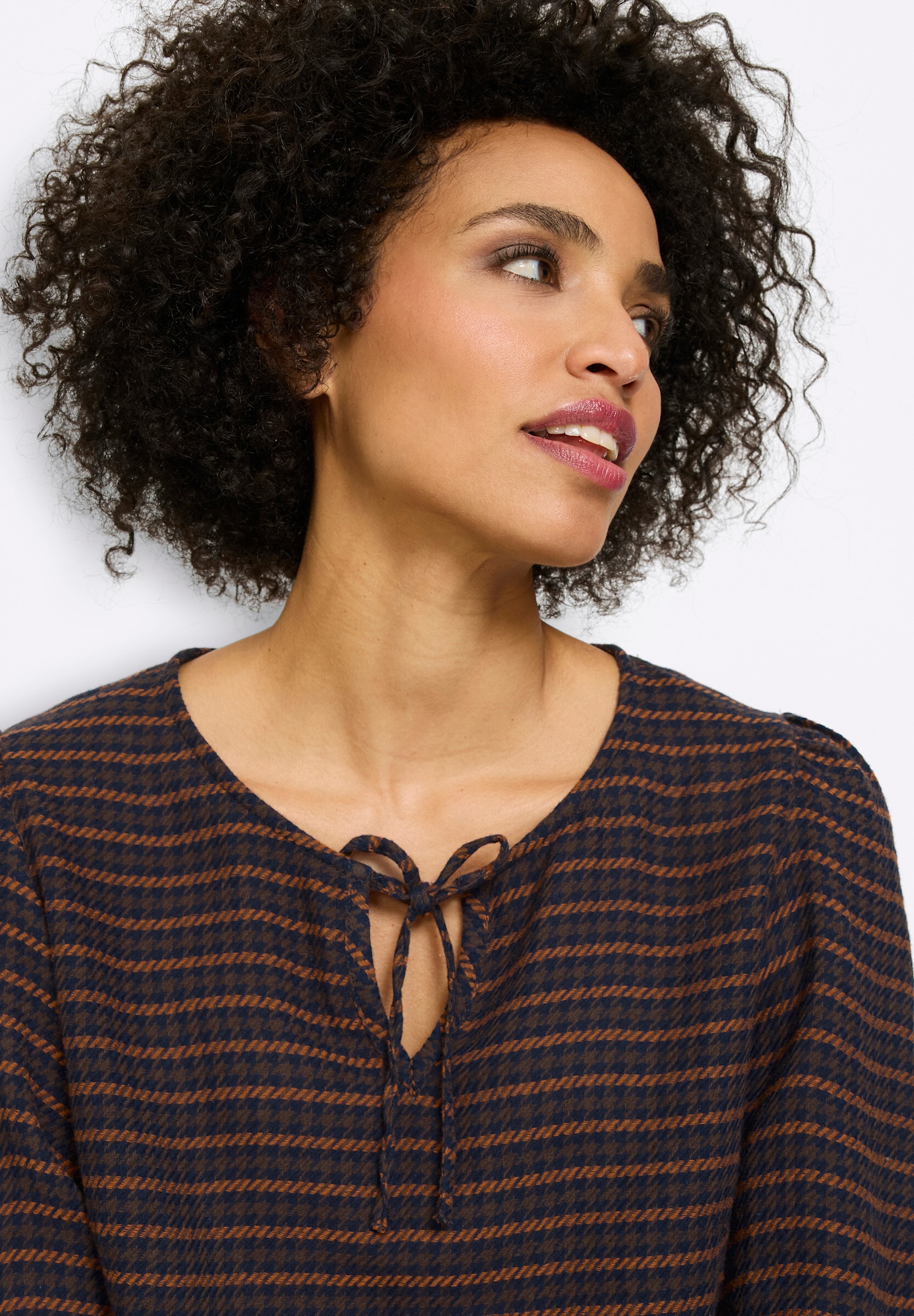 heine Klassische Bluse »Bluse Schlupfbluse aus Seersucker«