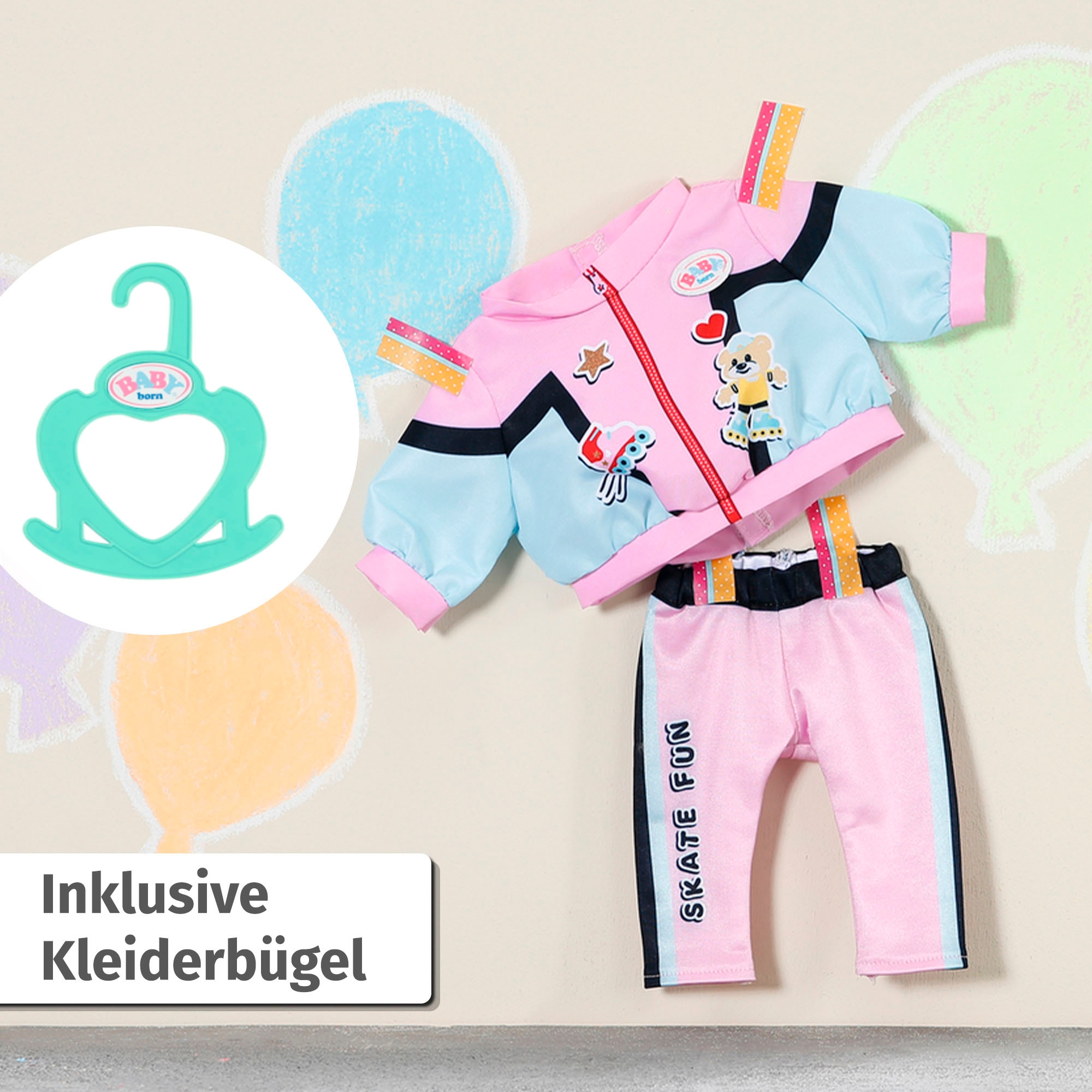 Baby Born Puppenkleidung »Little Jogging Anzug 36 cm«