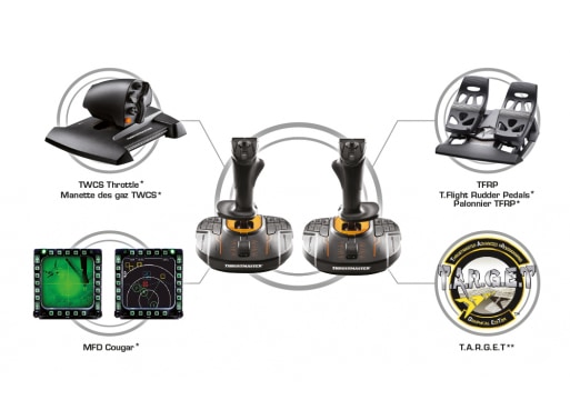 Thrustmaster Joystick »T.16000M Space Sim Duo Stick«
