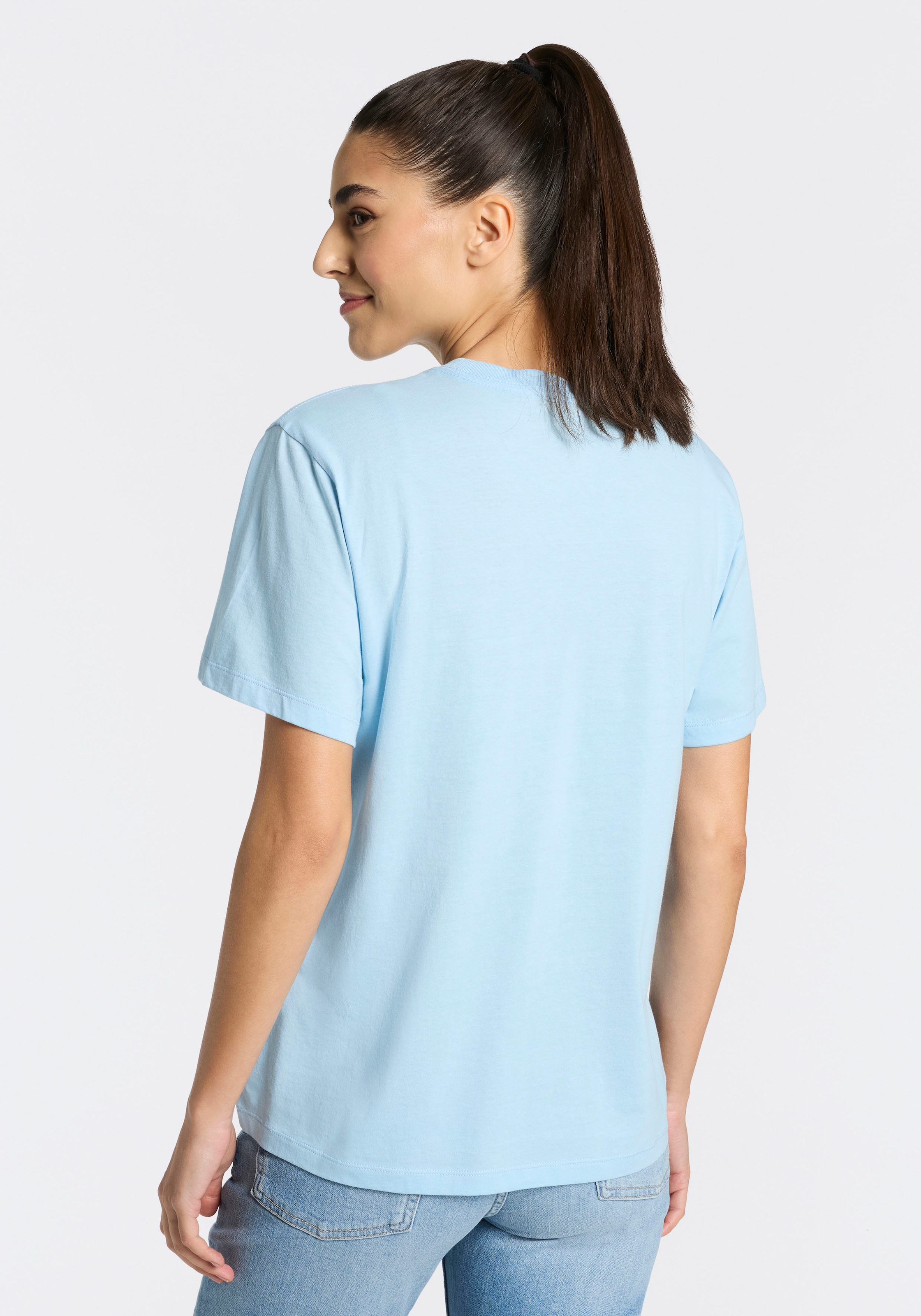 Roxy T-Shirt »O HANGLOOSE BALI WAVE« 2 Kurzarm, mit Rundhalsausschnitt, aus Baumwolle