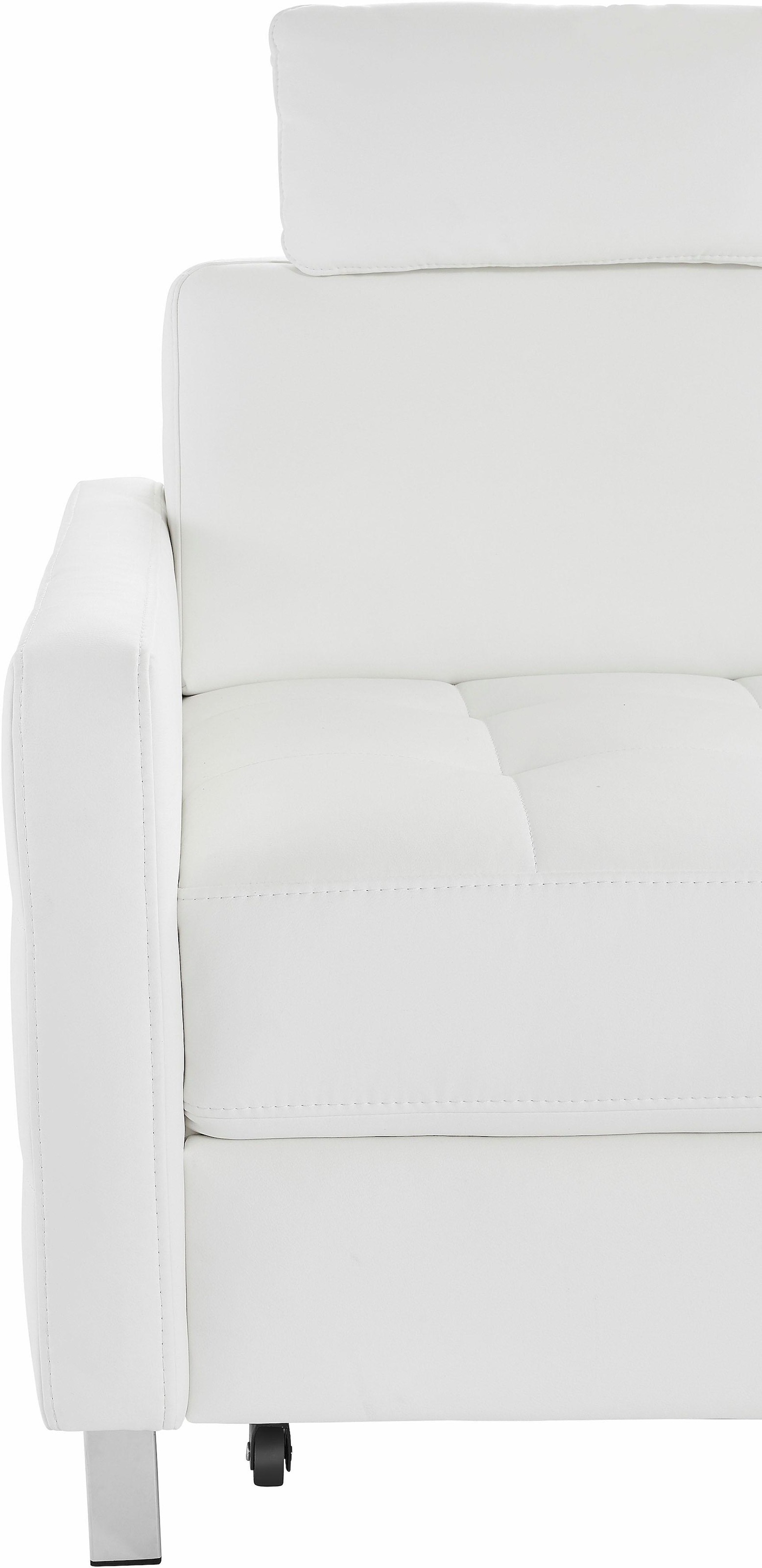 sit&more Ecksofa »Pablo L-Form«, wahlweise mit Bettfunktion