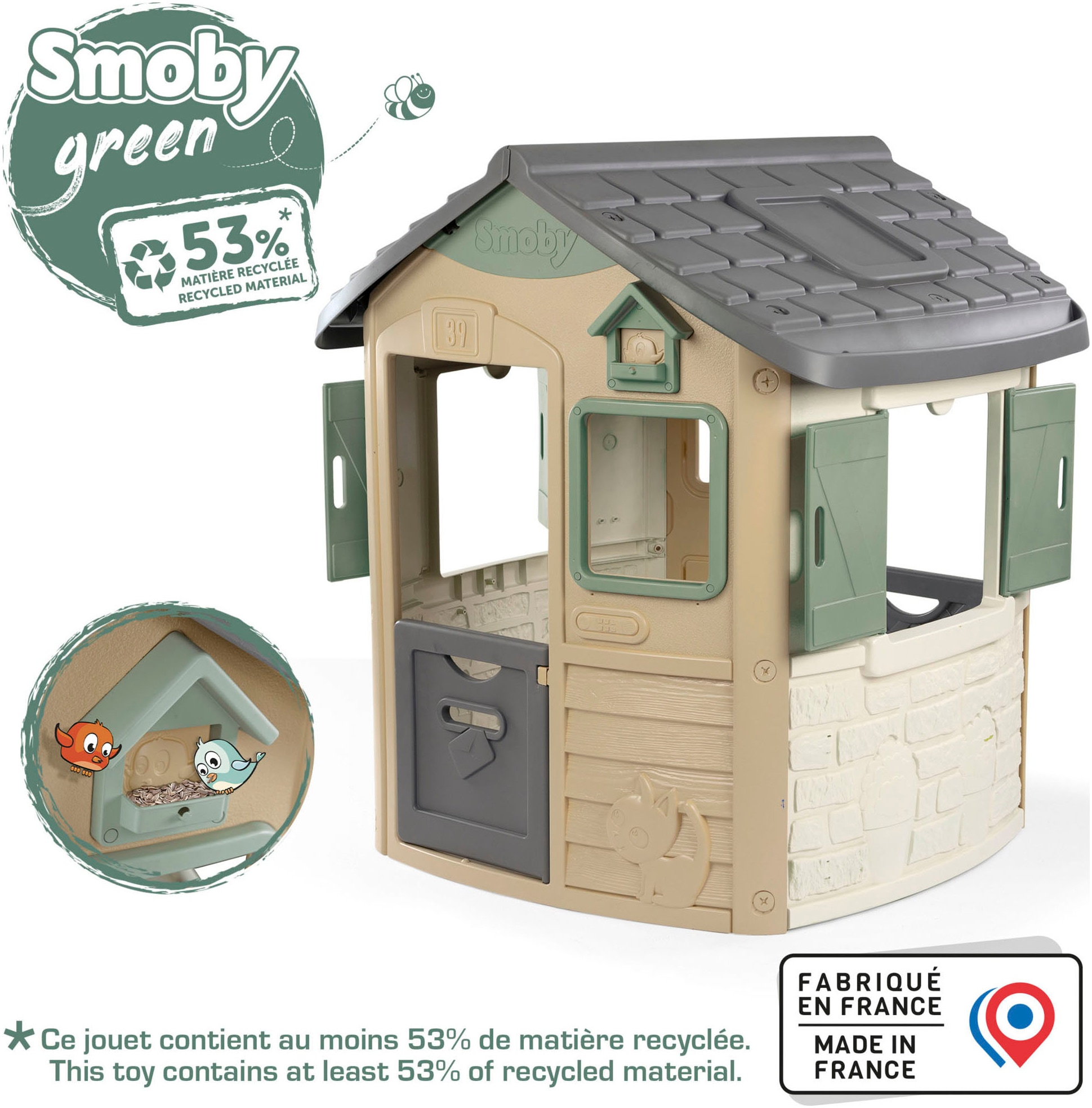 Smoby Spielhaus »Life Neo Jura Lodge«, Made in Europe