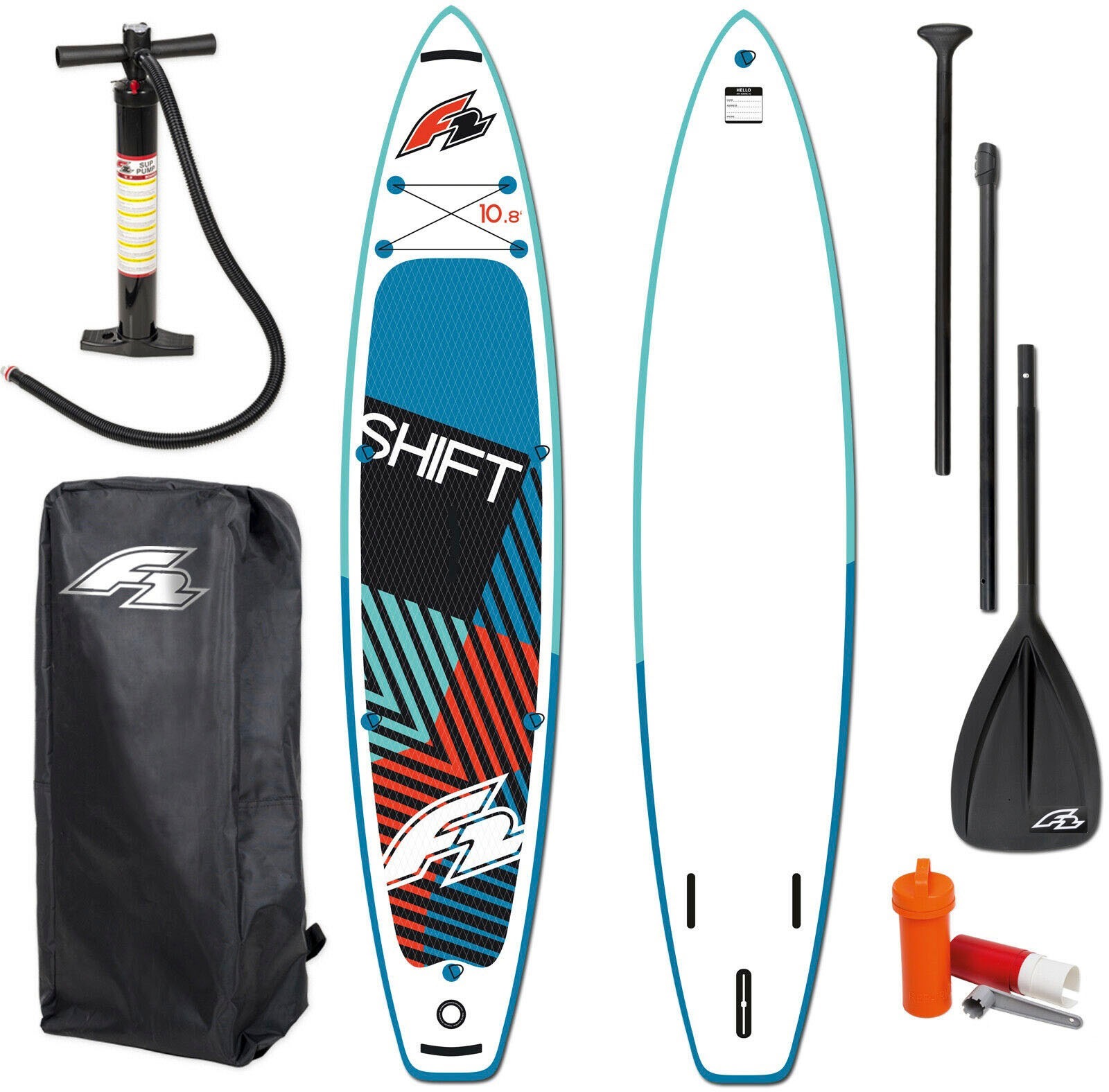 F2 SUP-Board »Shift 10,8«, (Packung, 5 tlg.)