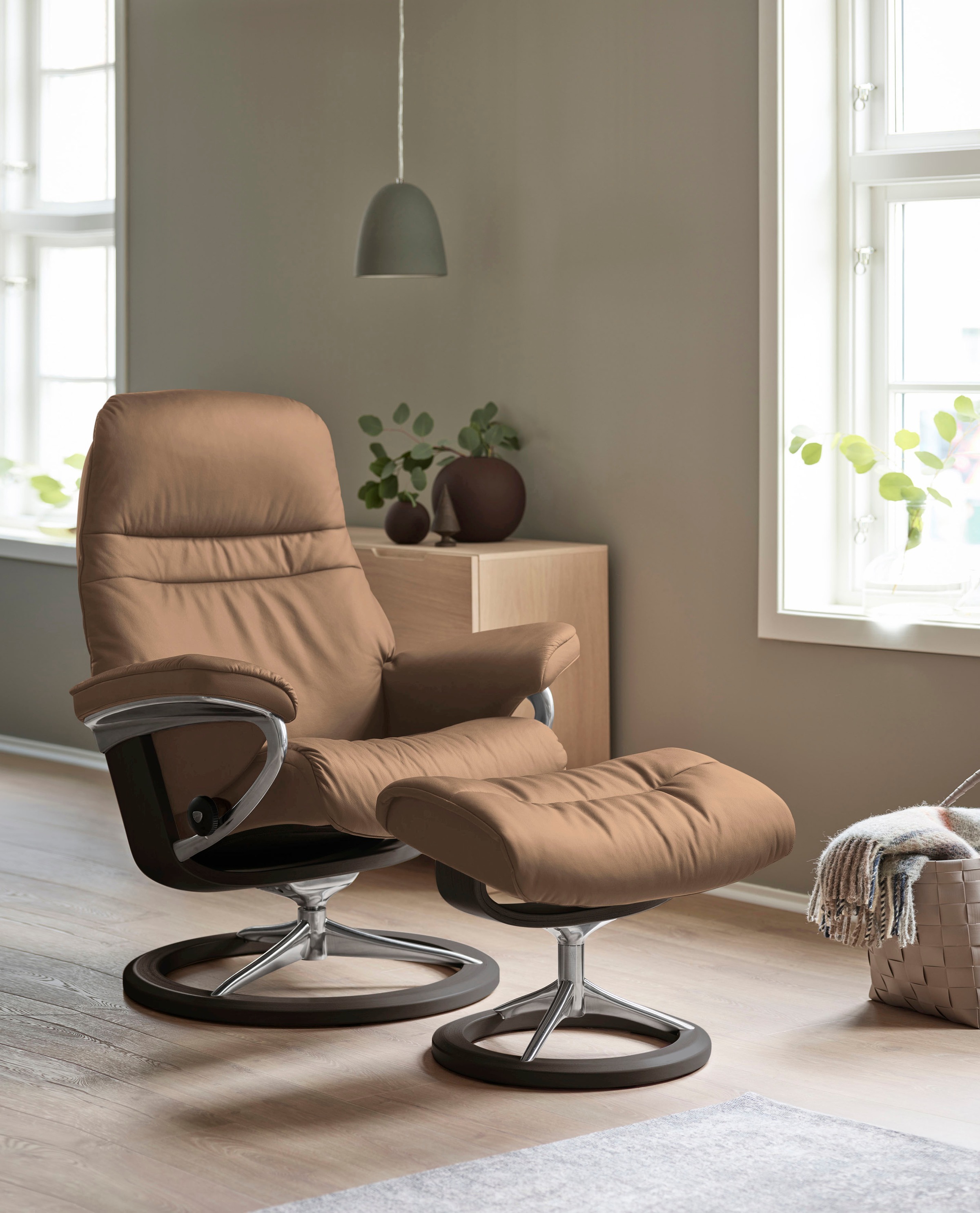 Stressless® Relaxsessel »Sunrise«, mit Signature Base, Größe S, Gestell Wenge