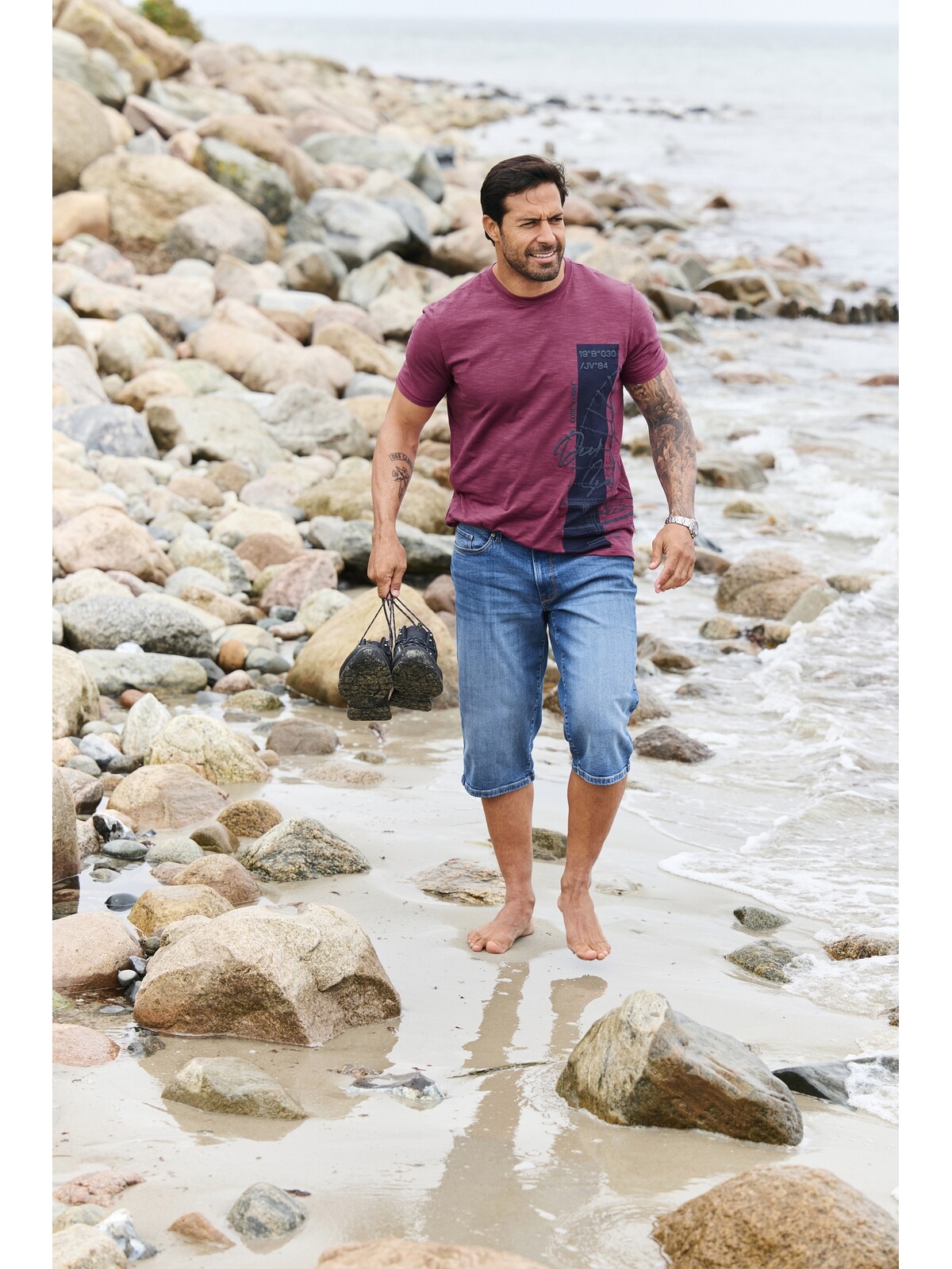 Jan Vanderstorm T-Shirt »T-Shirt BALJAN«