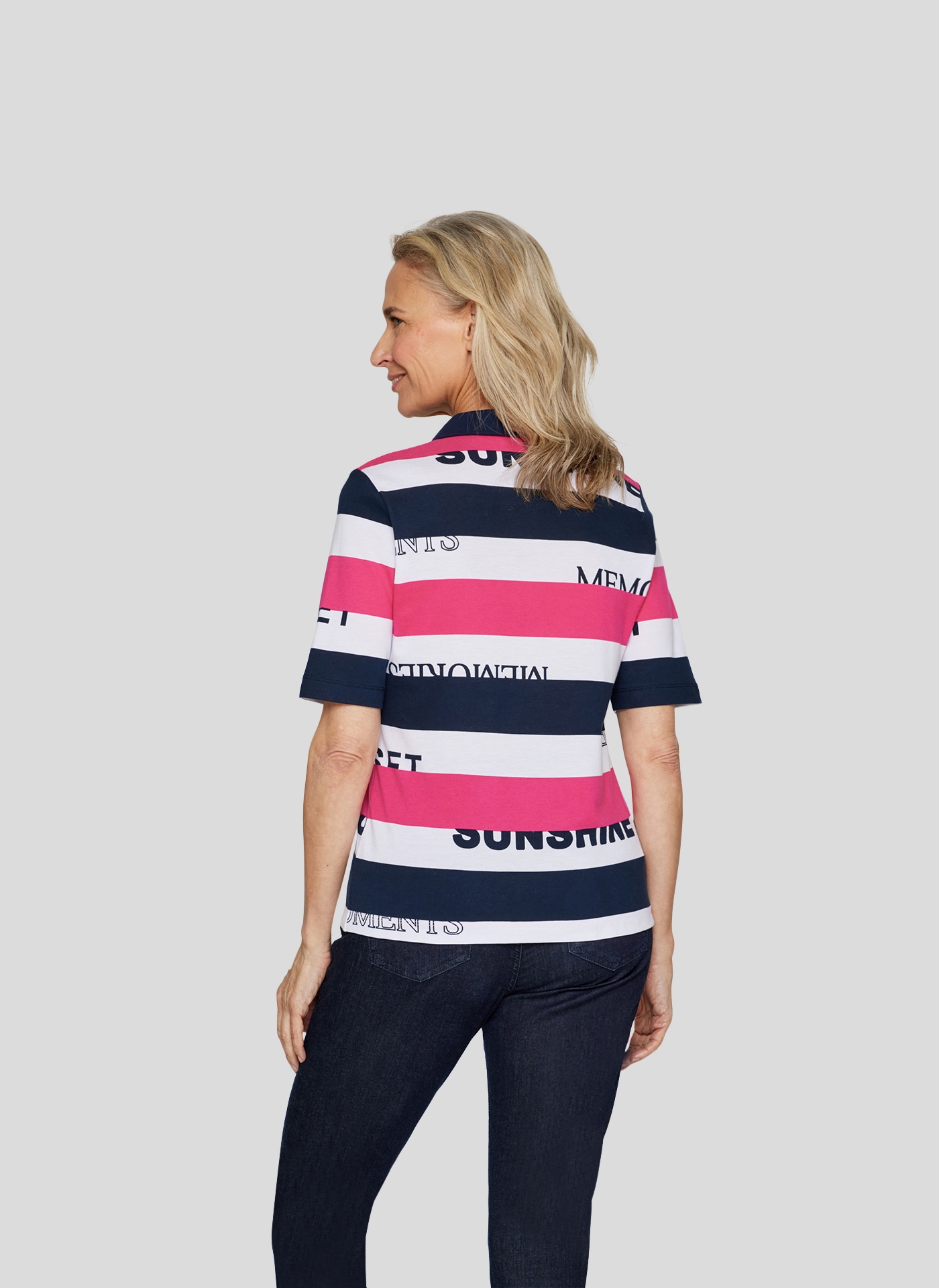 Rabe Poloshirt, mit Colorblocking