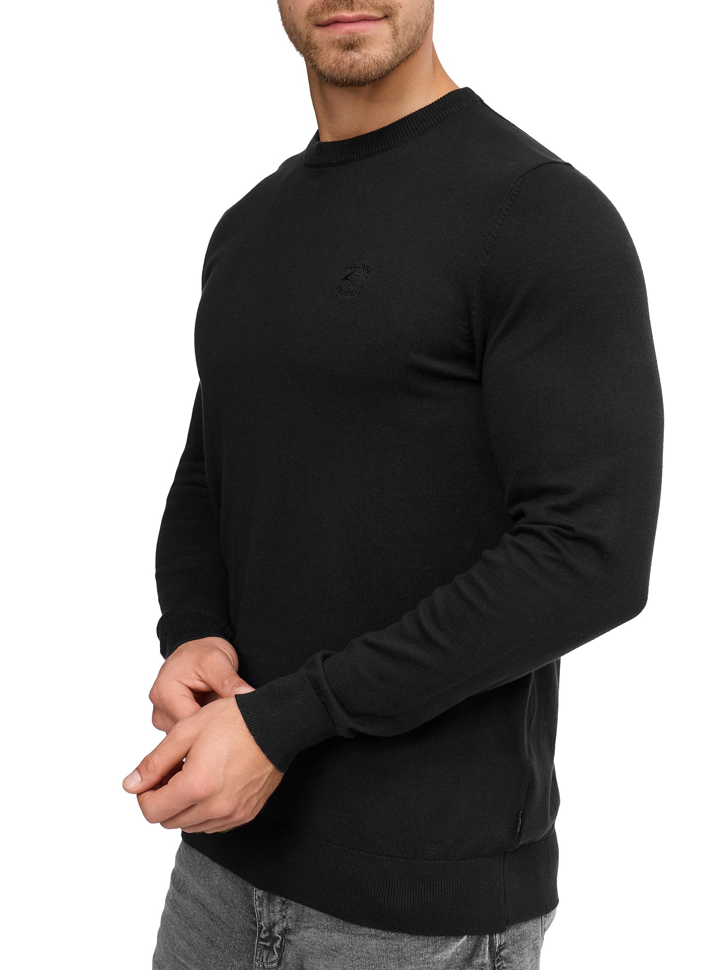 Indicode Rundhalspullover »Wildman«