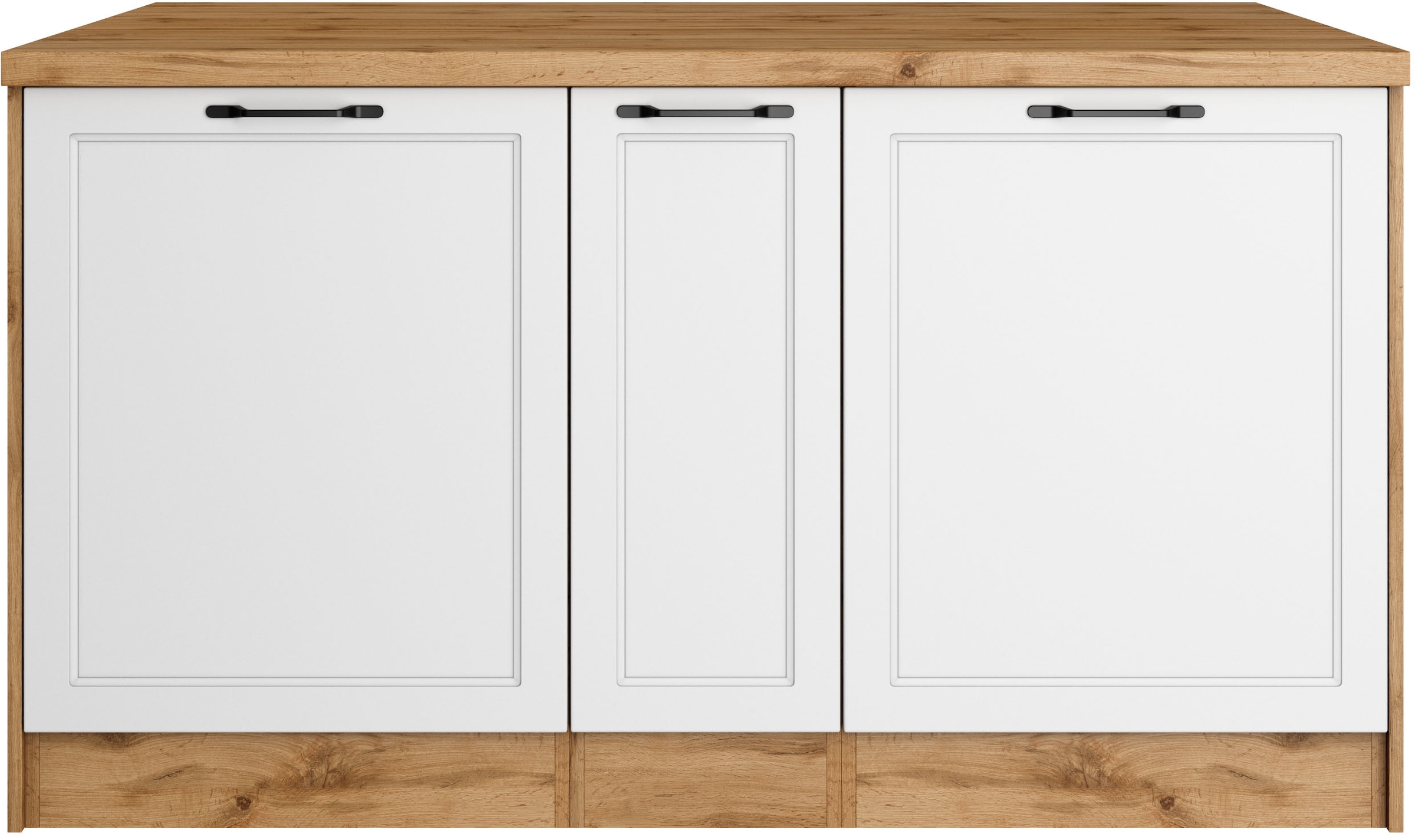 KOCHSTATION Kücheninsel »KS-Lana, Breite 153 cm« MDF-Fronten, Arbeitsplatte 38mm stark