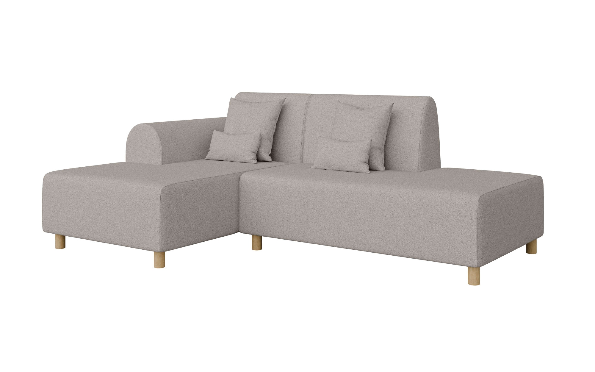 INOSIGN Ecksofa »Suyala«, L-Form mit Hocker