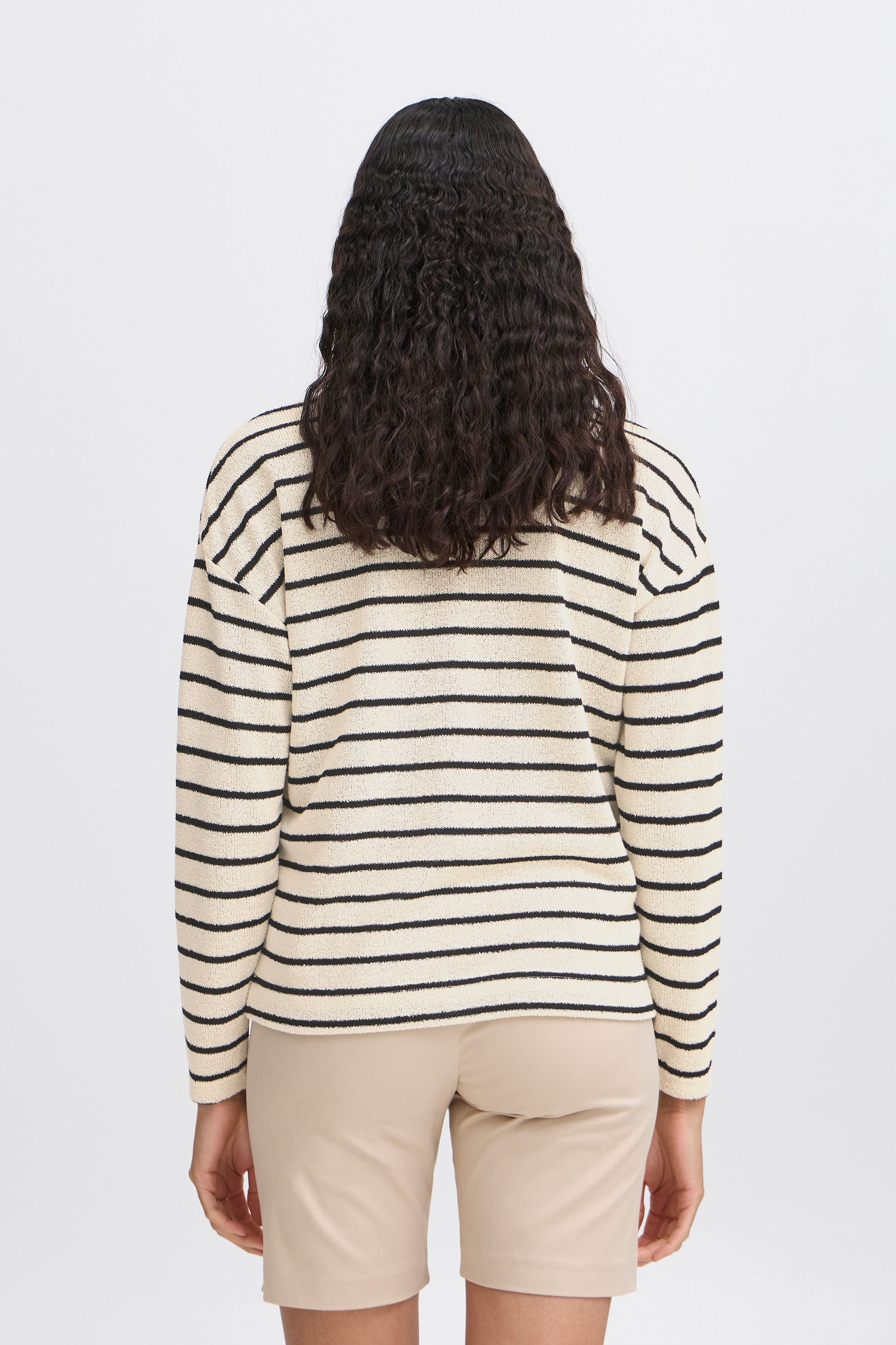 b.young Rundhalspullover »Sweatshirt BYSIF STRIPE«