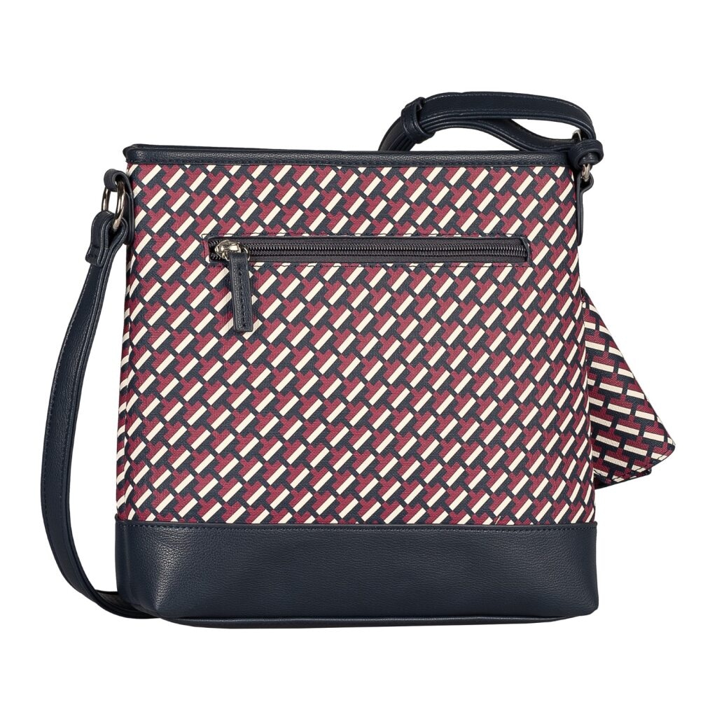 TOM TAILOR Umhängetasche »Xenia« mit raffiniert geometrischen "T" Print des Logos auf dem Taschenkörper