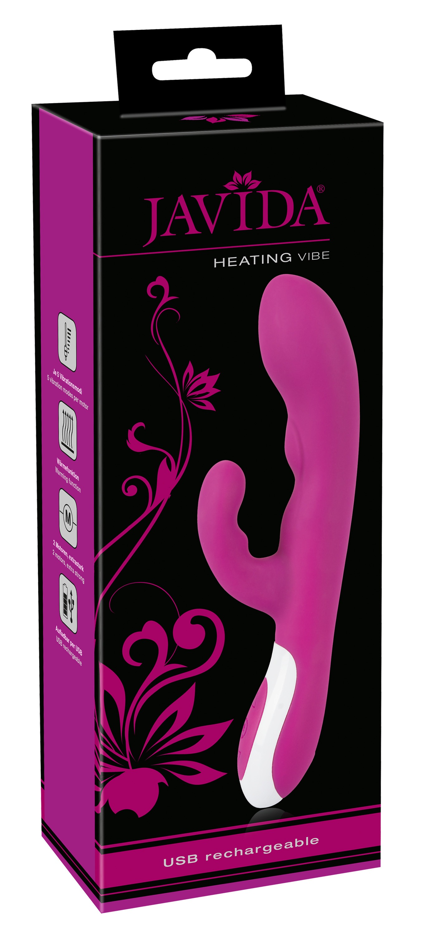 Javida Vibrator »Vibrator mit Wärmefunktion Heating Vibe«