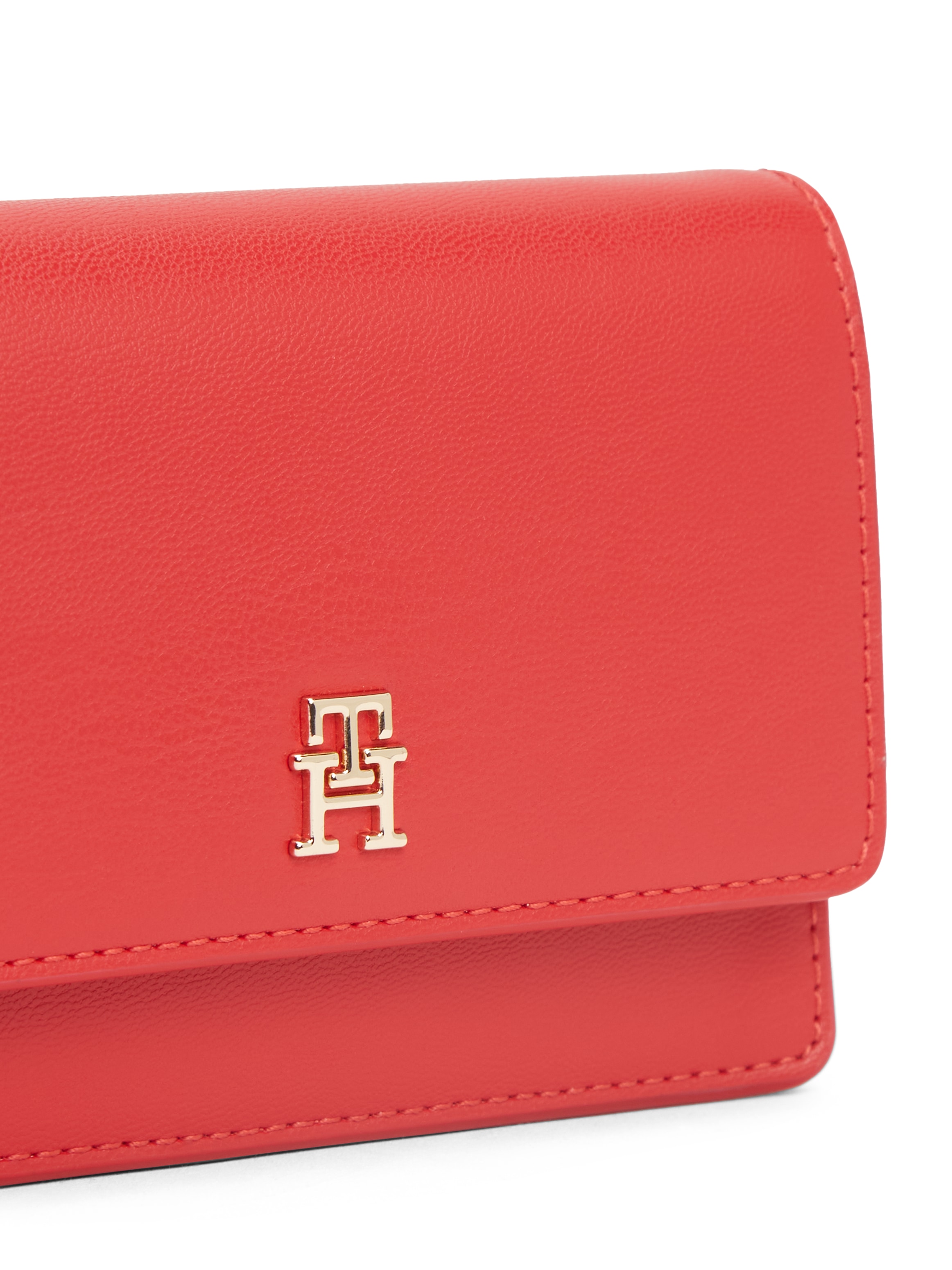 Tommy Hilfiger Kartenetui »TH ICON CARD HOLDER W/CHAIN« , Damen Geldbeutel, Portemonnaie, Minibag mit TH-Logoemblem