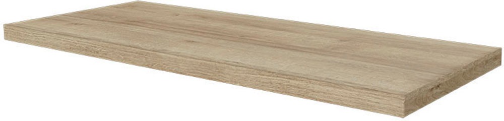 Saphir Waschtisch »Serie 4035 Keramik-Aufsatzbecken mit Unterschrank, 118 cm breit«, Waschplatz mit 2 Schubladen, Riviera Eiche quer Nachbildung