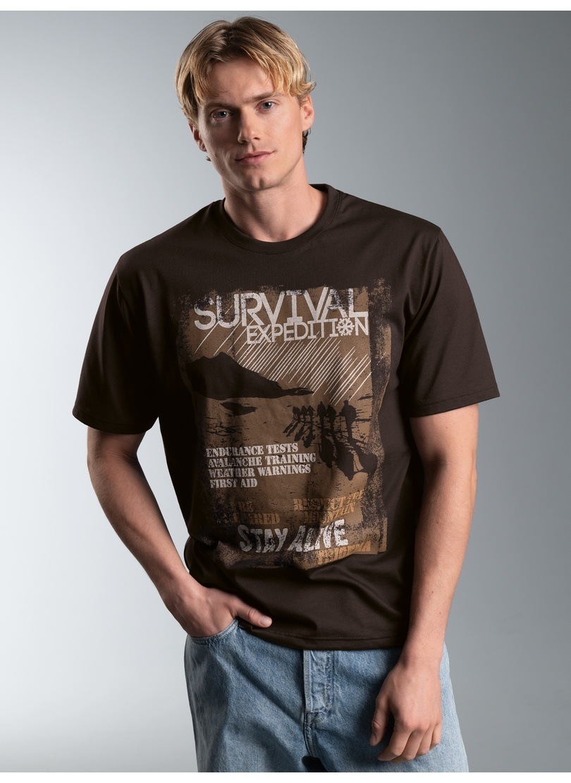 Trigema T-Shirt »TRIGEMA T-Shirt mit Survival Motiv« 1