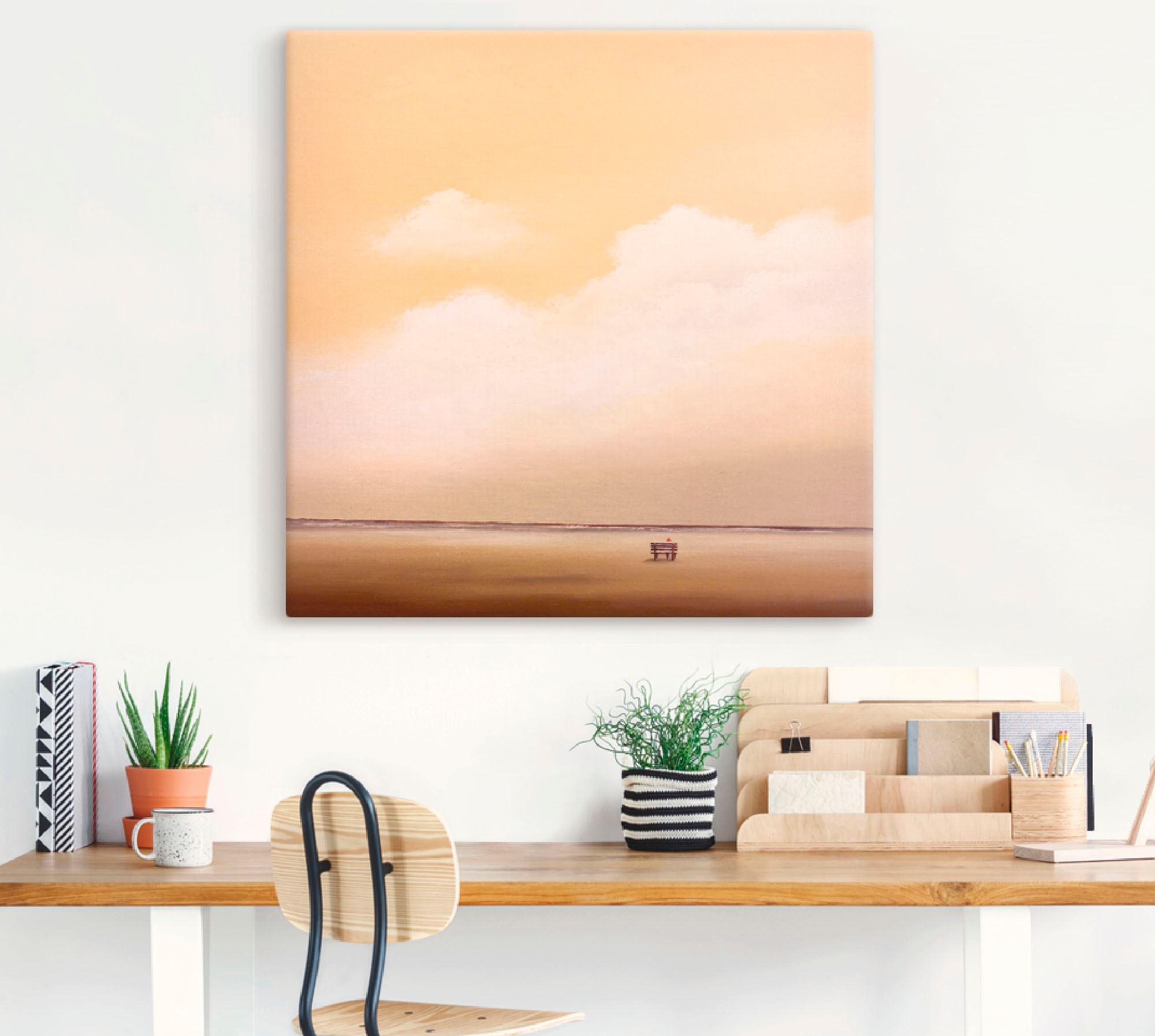 Artland Leinwandbild »Träumen« Himmel 1 Stk. tlg. auf Keilrahmen gespannt