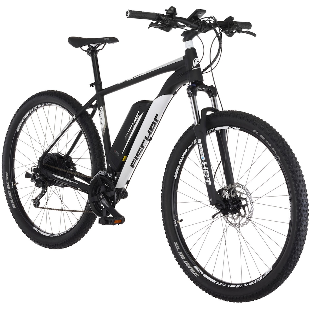 FISCHER Fahrrad E-Bike »MONTIS EM 1724 557«, 10 Gang, Shimano, Deore, Heckmotor 250 W, (mit Schloss)